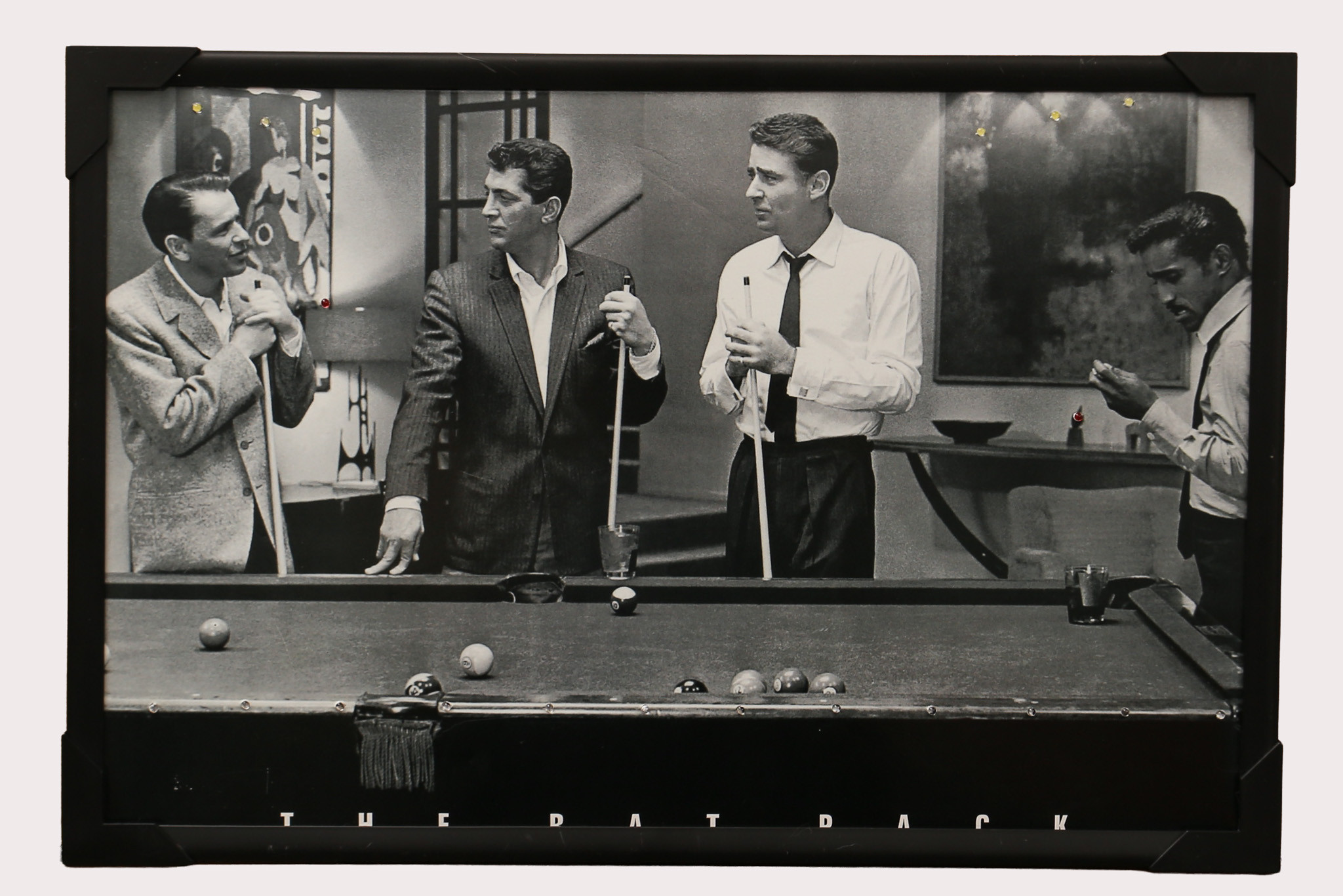 THE RATPACK, tavla med belysning.