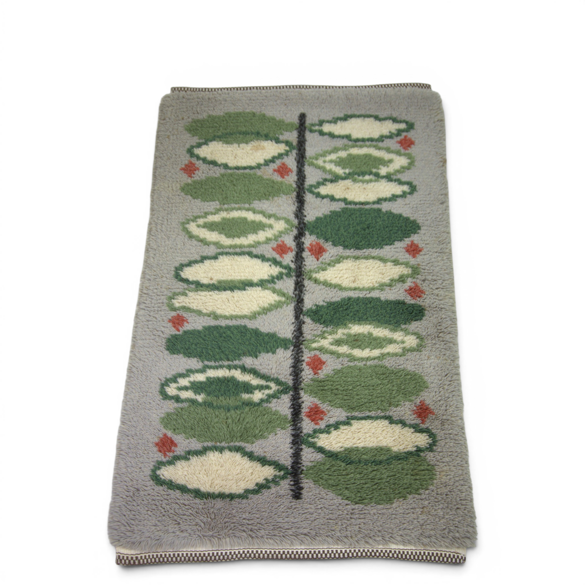 RYAMATTA, floralt mönster, ca 130 x 78 cm.