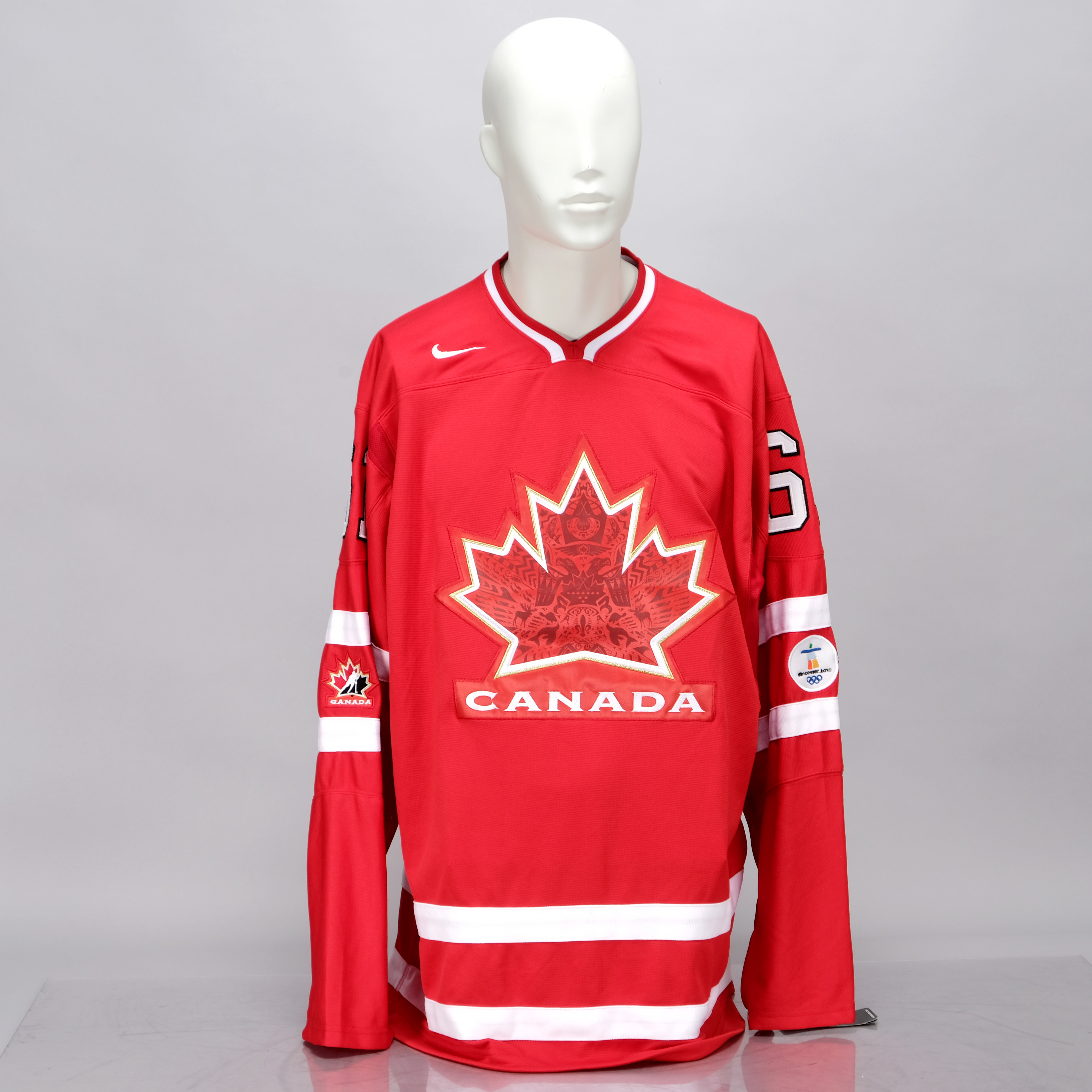 RICK NASH. Hockeytröja, Canada, Spelarnummer 61, Signerad.