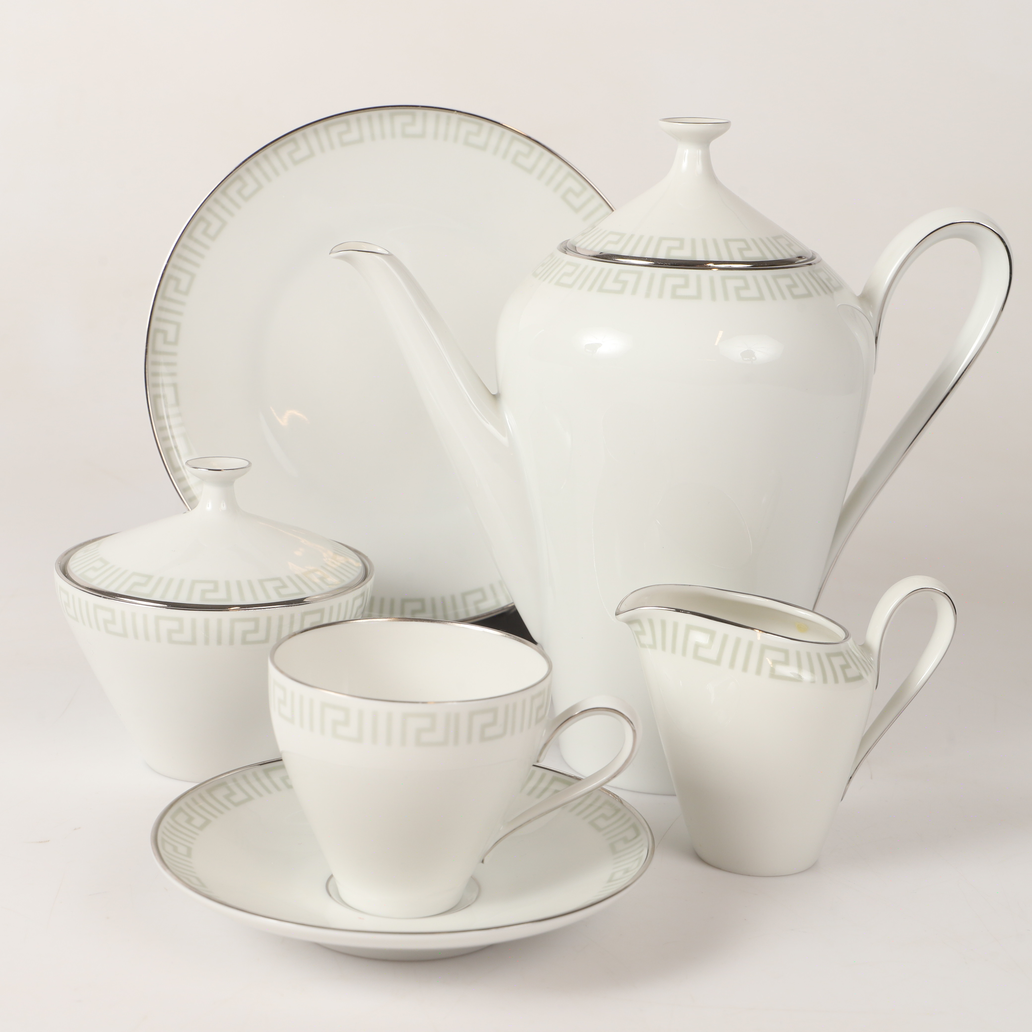KAFFESERVIS, 34 delar, porslin, Heinrich, Tyskland.