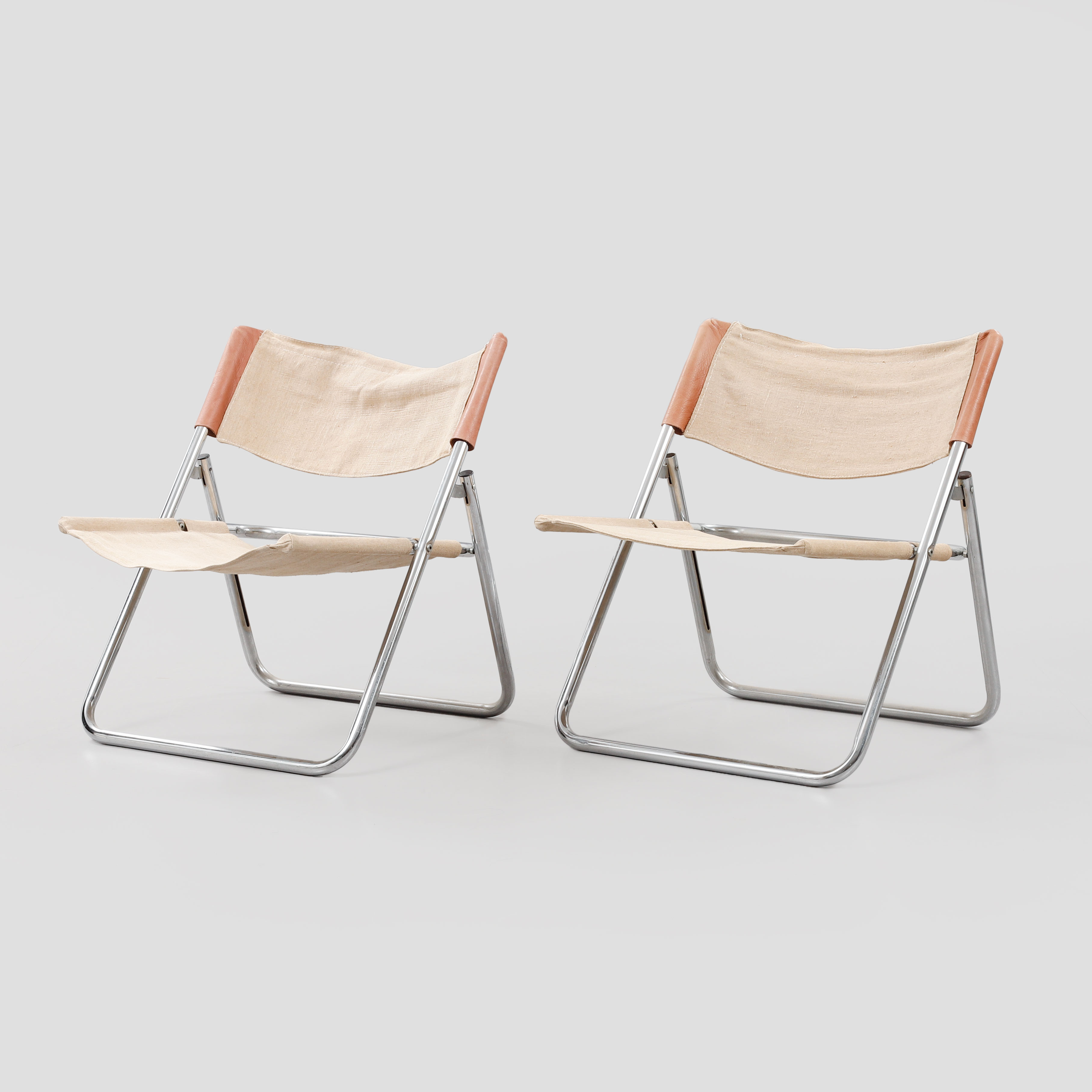 NIELS GAMMELGAARD. Klappstolar, 2 st, "Cox", IKEA.