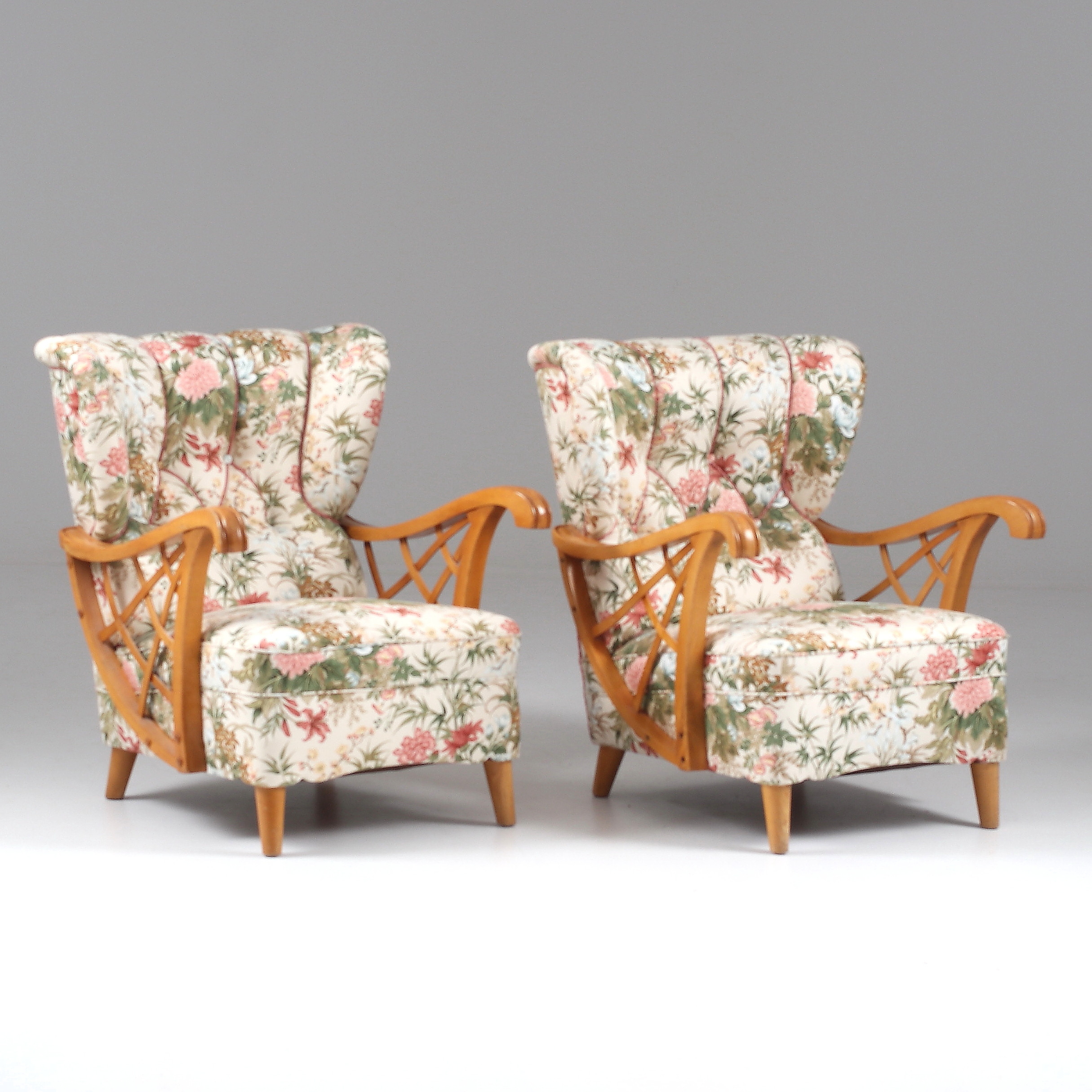 FÅTÖLJER, 1 par, Swedish modern, 1940-tal.