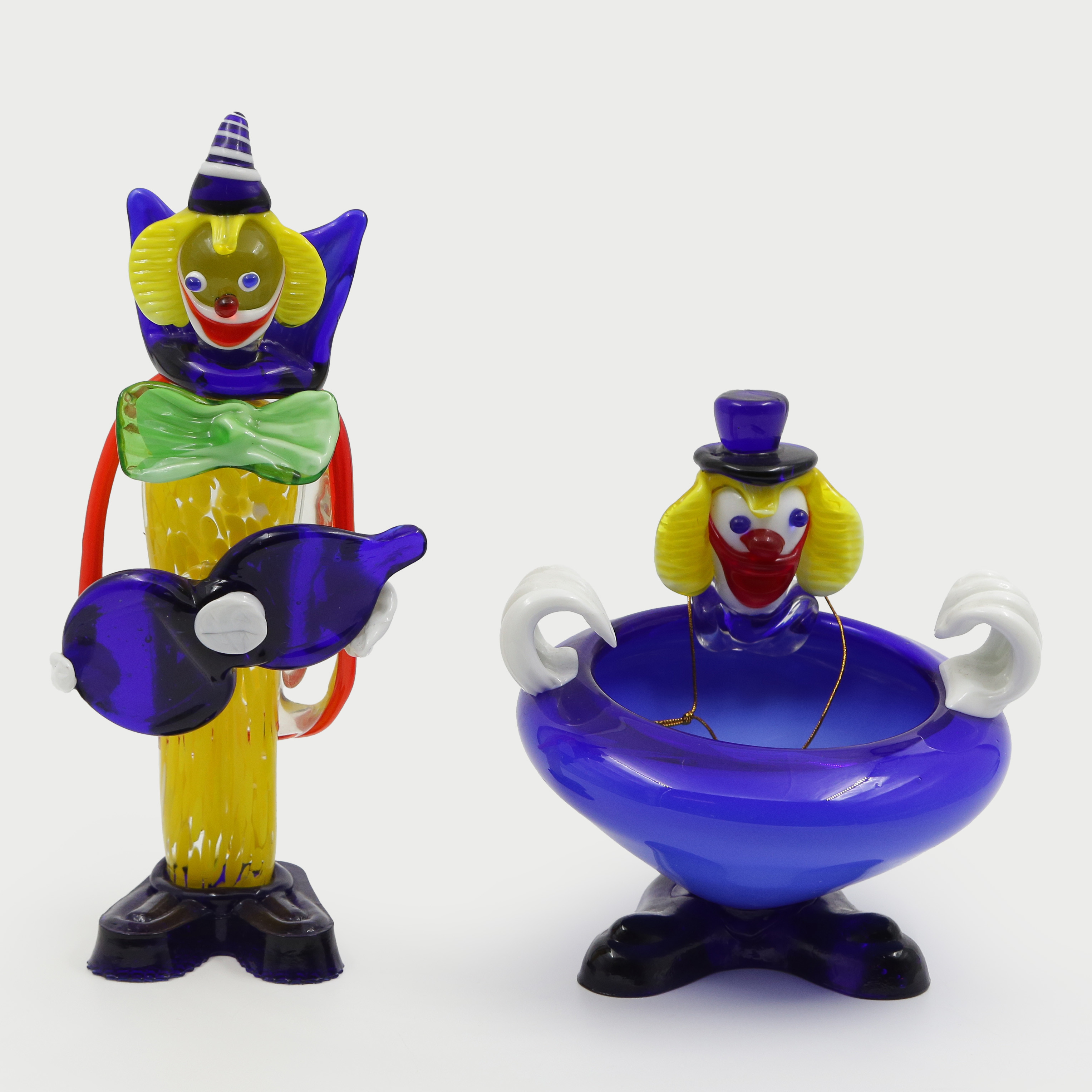 2 CLOWNER I GLAS, RBA OLOFSTRÖM.