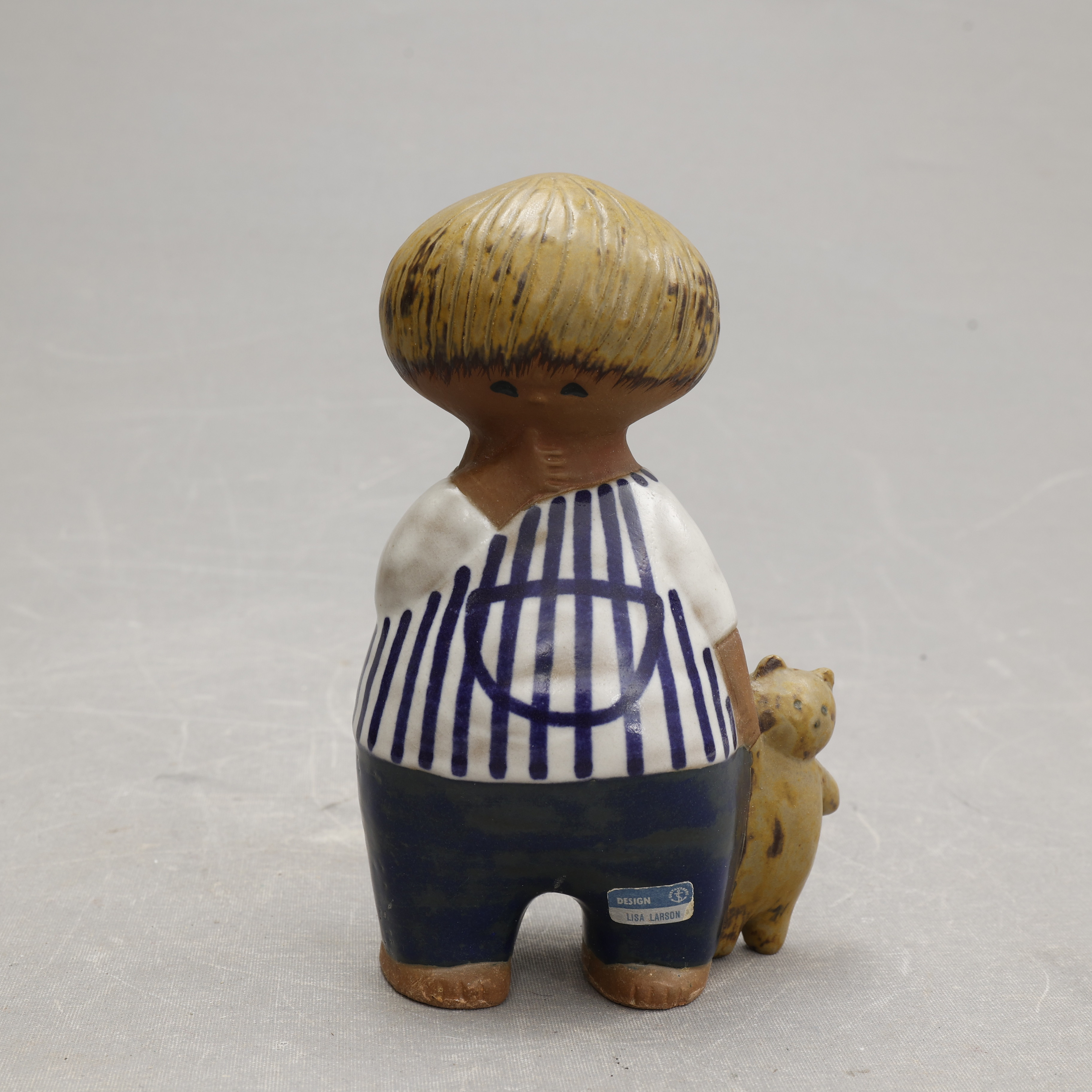 LISA LARSON. FIGURIN, " Malin ", stengods, Gustavsberg.