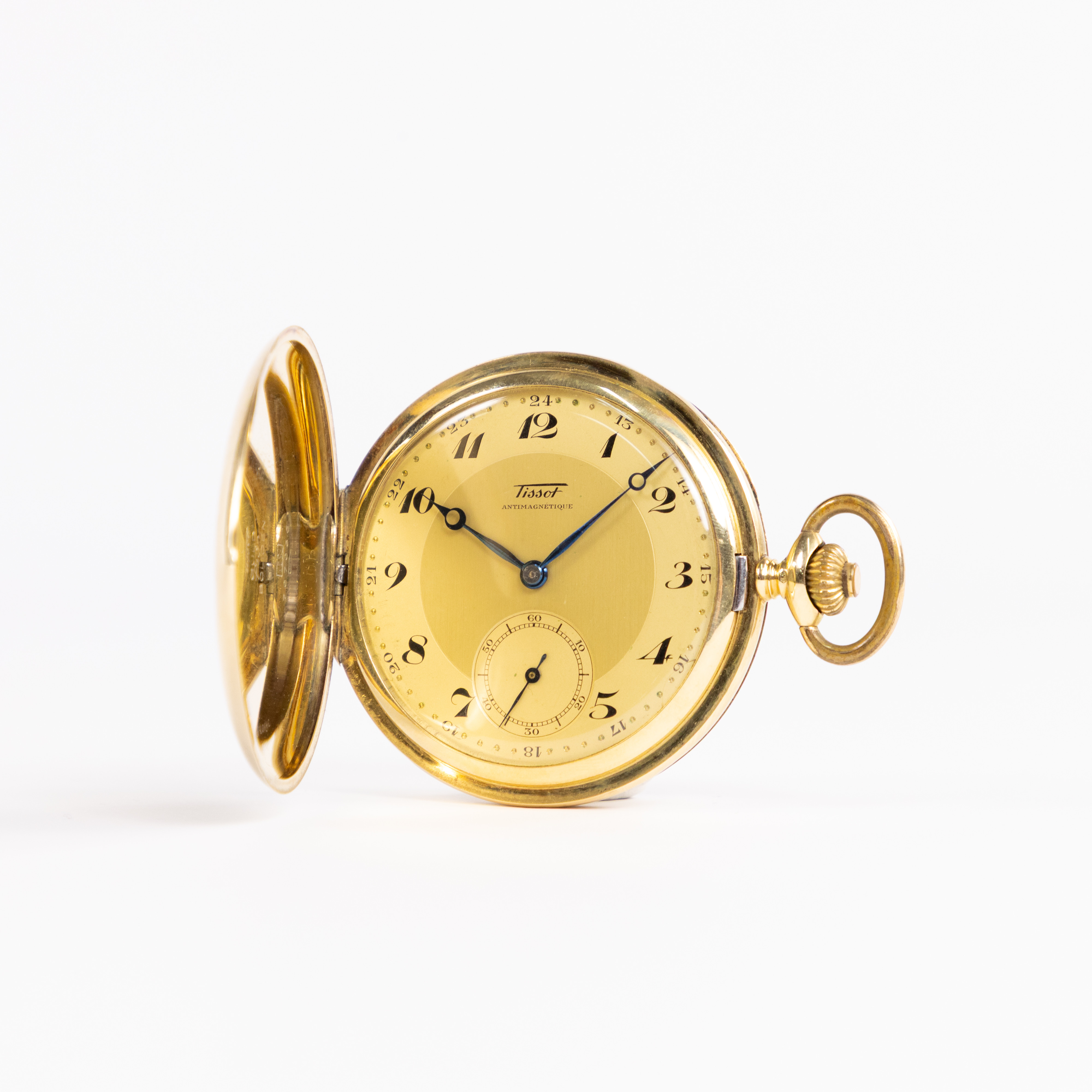 TISSOT. Savonett, 51 mm, 14k guld.