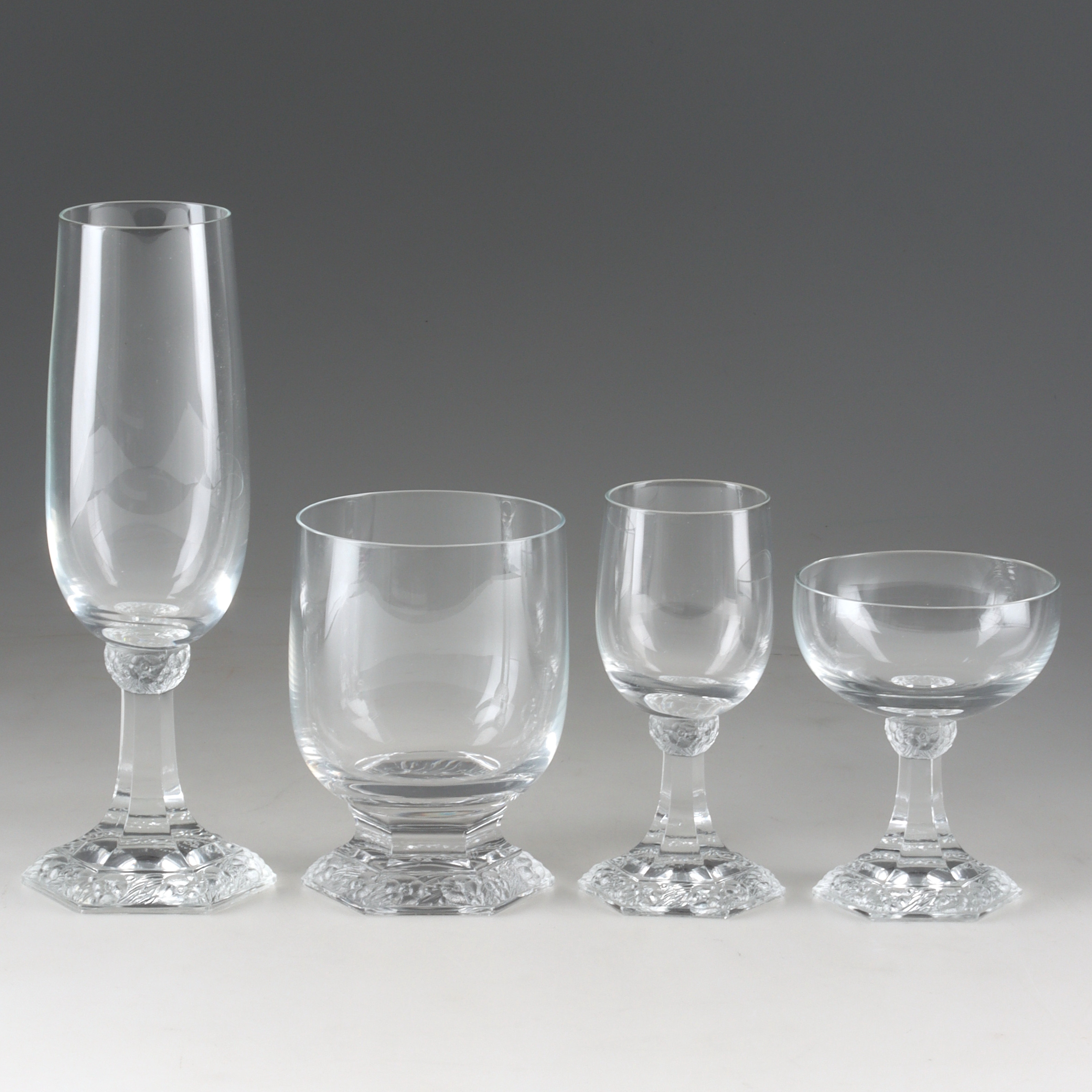 GLASSERVISDELAR, 24 delar "Classic rose" Rosenthal.