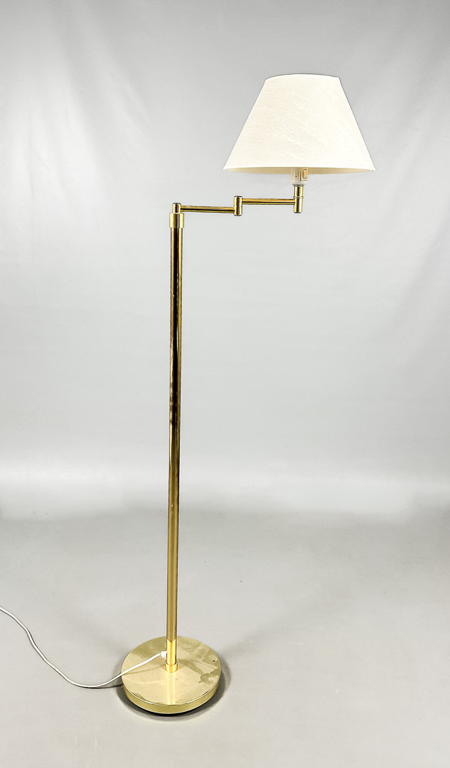 GOLVLAMPA, gulmetall, IKEA.