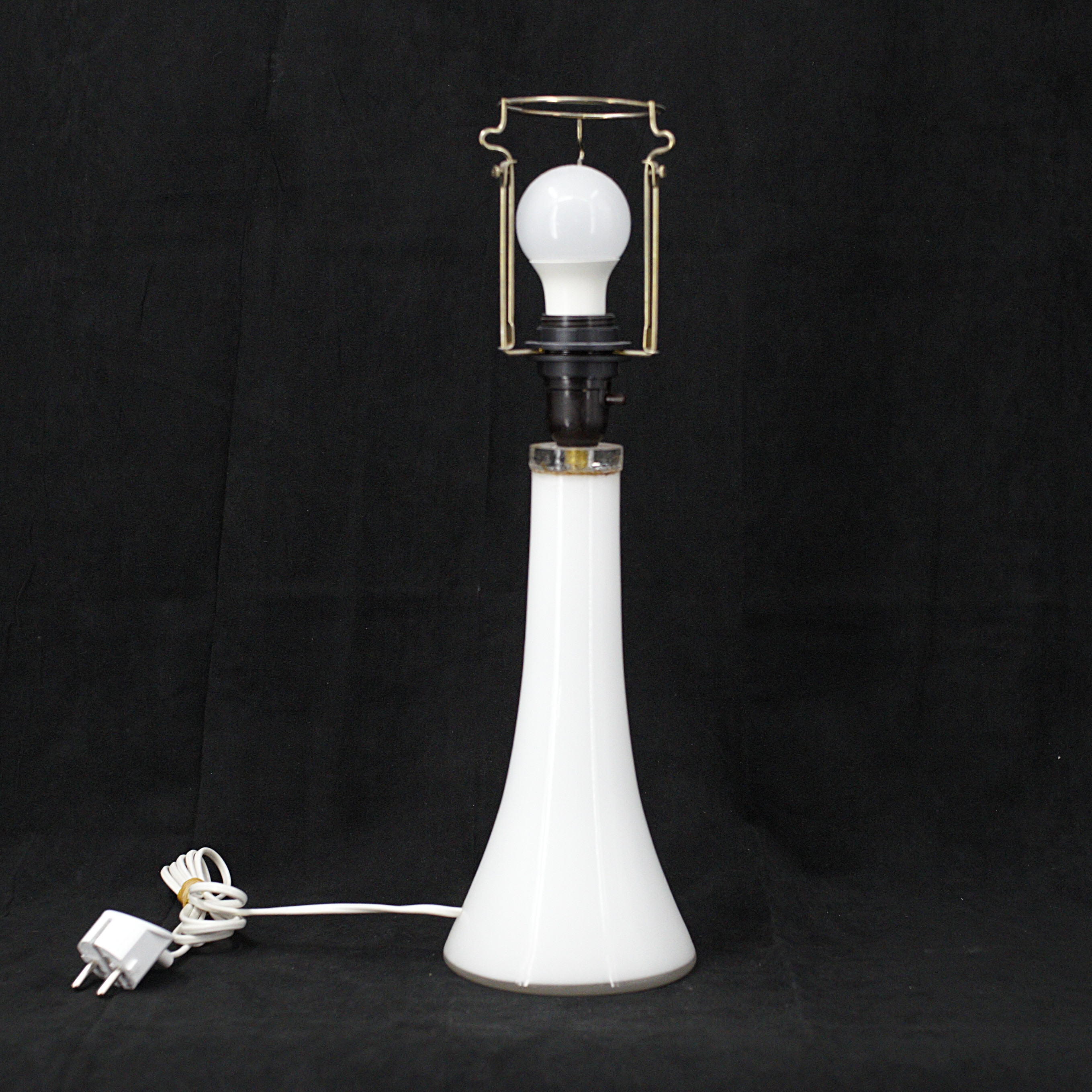 UNO & ÖSTEN KRISTIANSSON. Bordslampa, glas, Luxus, 1900-talets andra hälft.