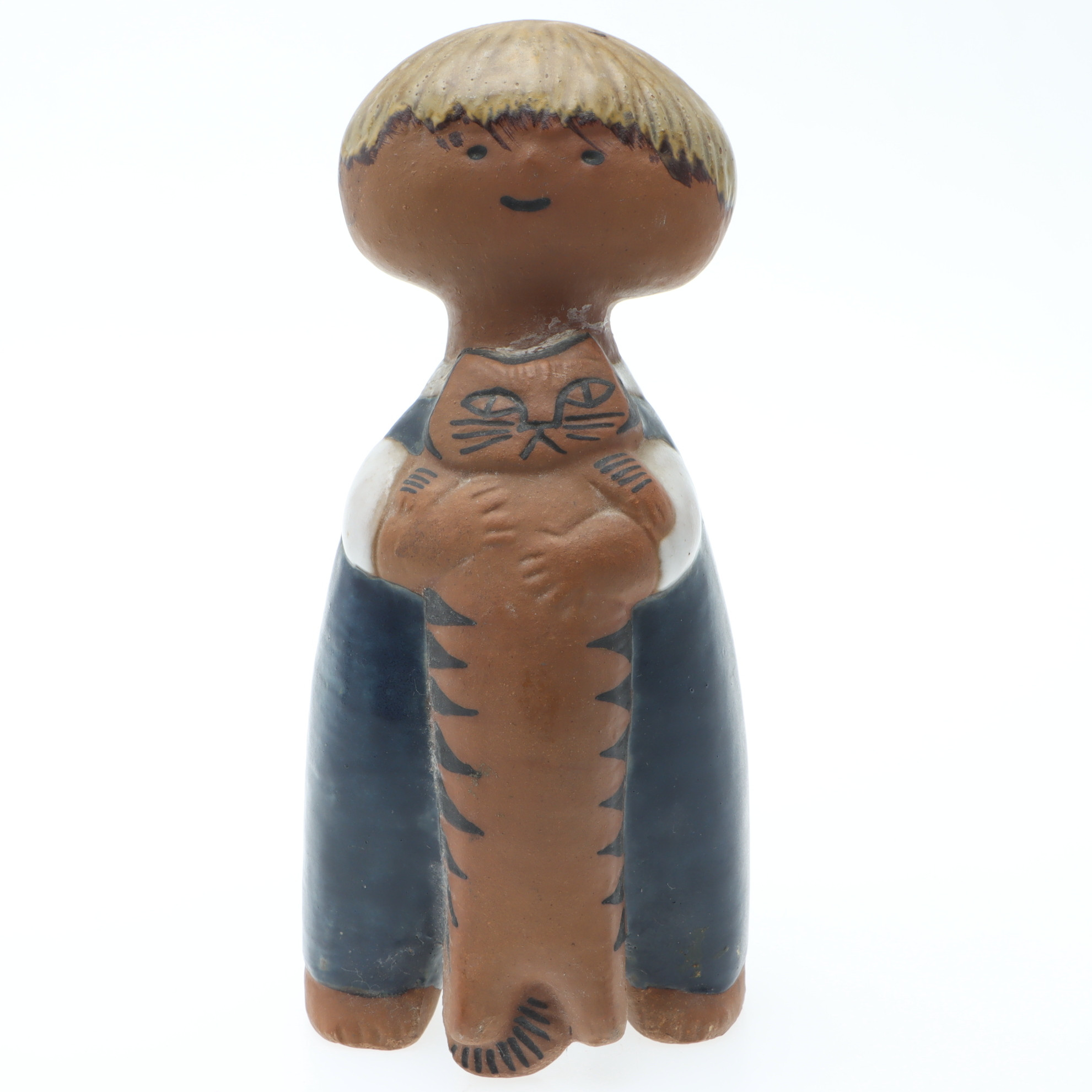 LISA LARSON. FIGURIN, "Pelle", ur serien Larsons ungar, stengods, Gustavsberg.