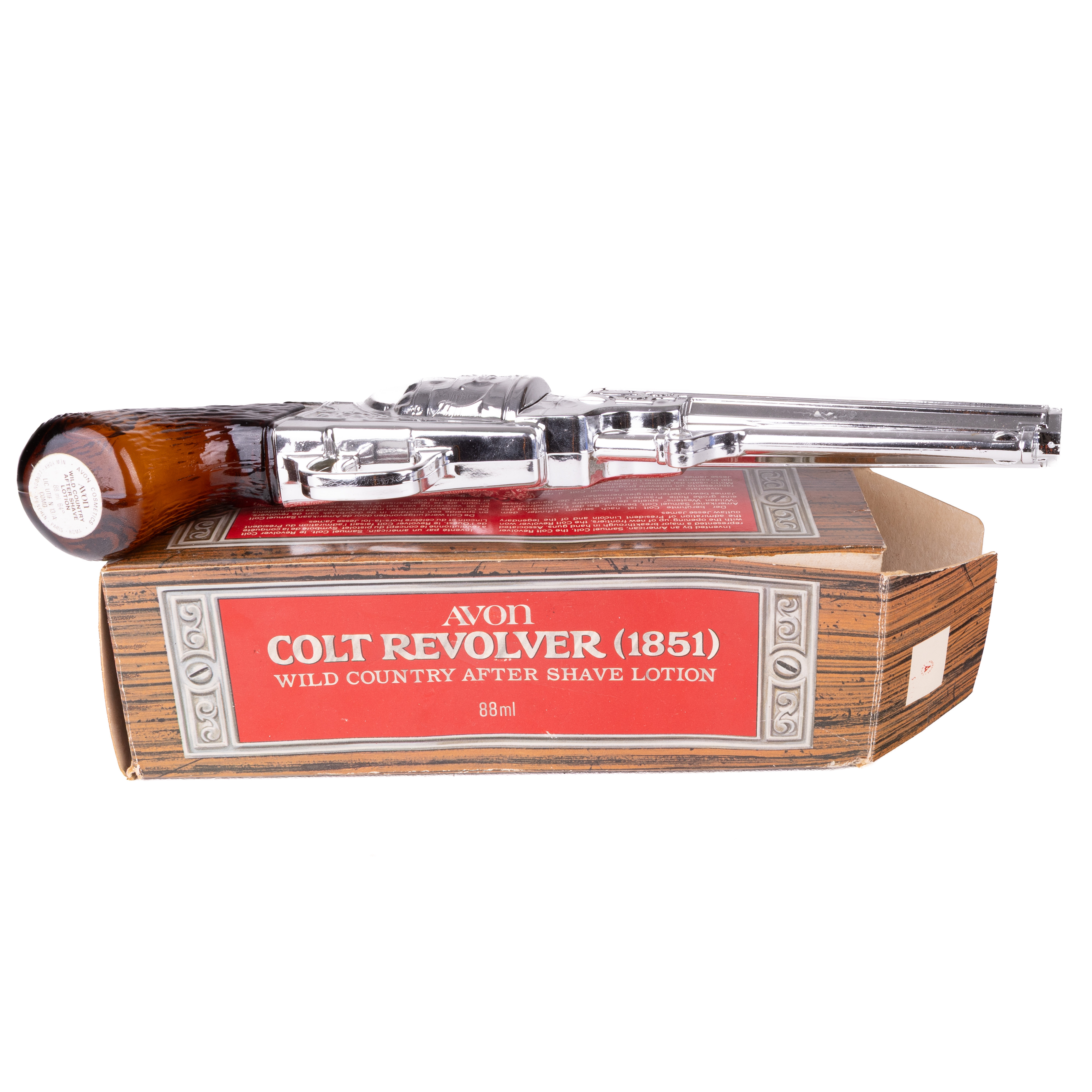 AFTERSHAVE, Colt revolver 1851 Avon, USA, 1900-tal.