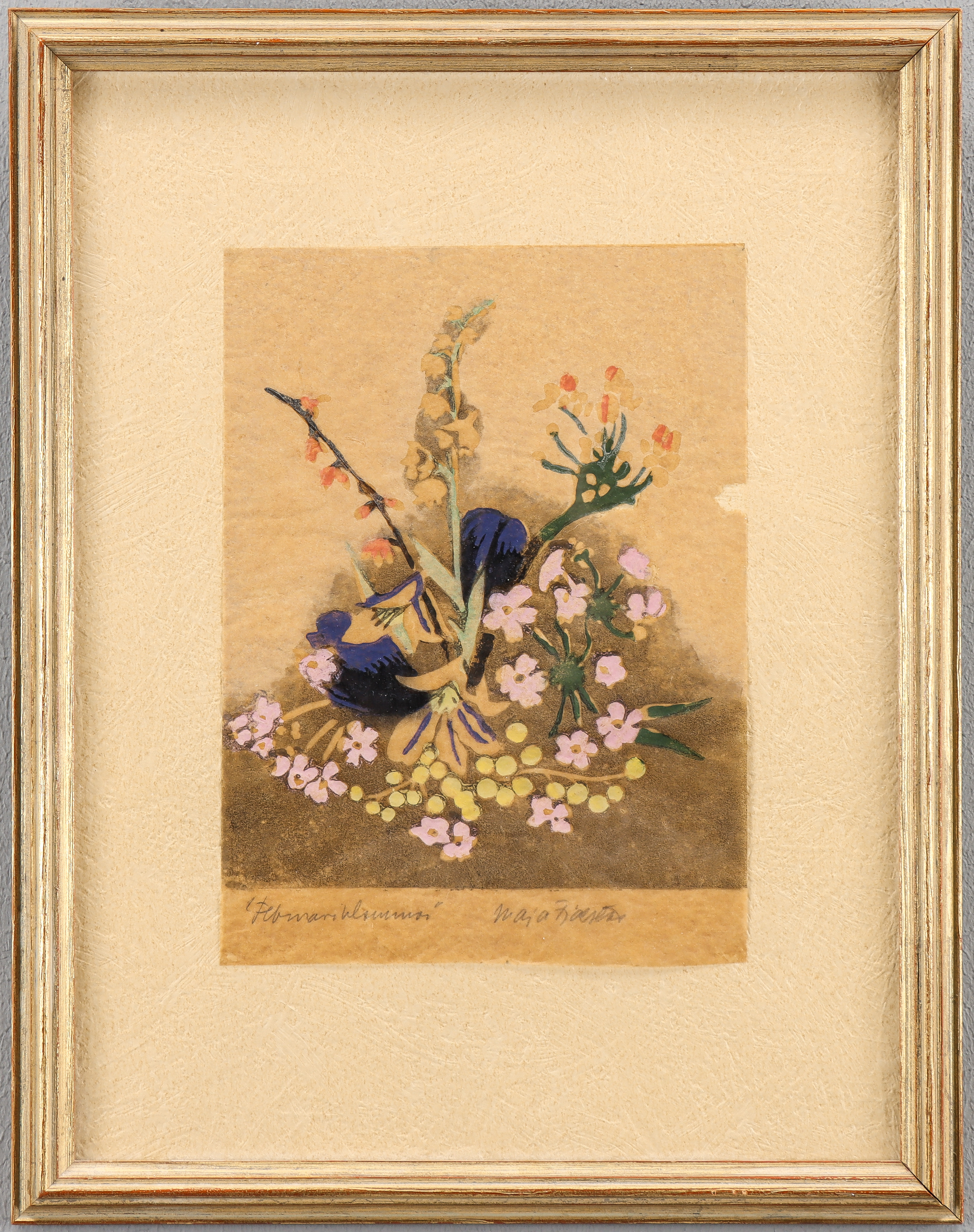 MAJA FJAESTAD. "Februariblommor".