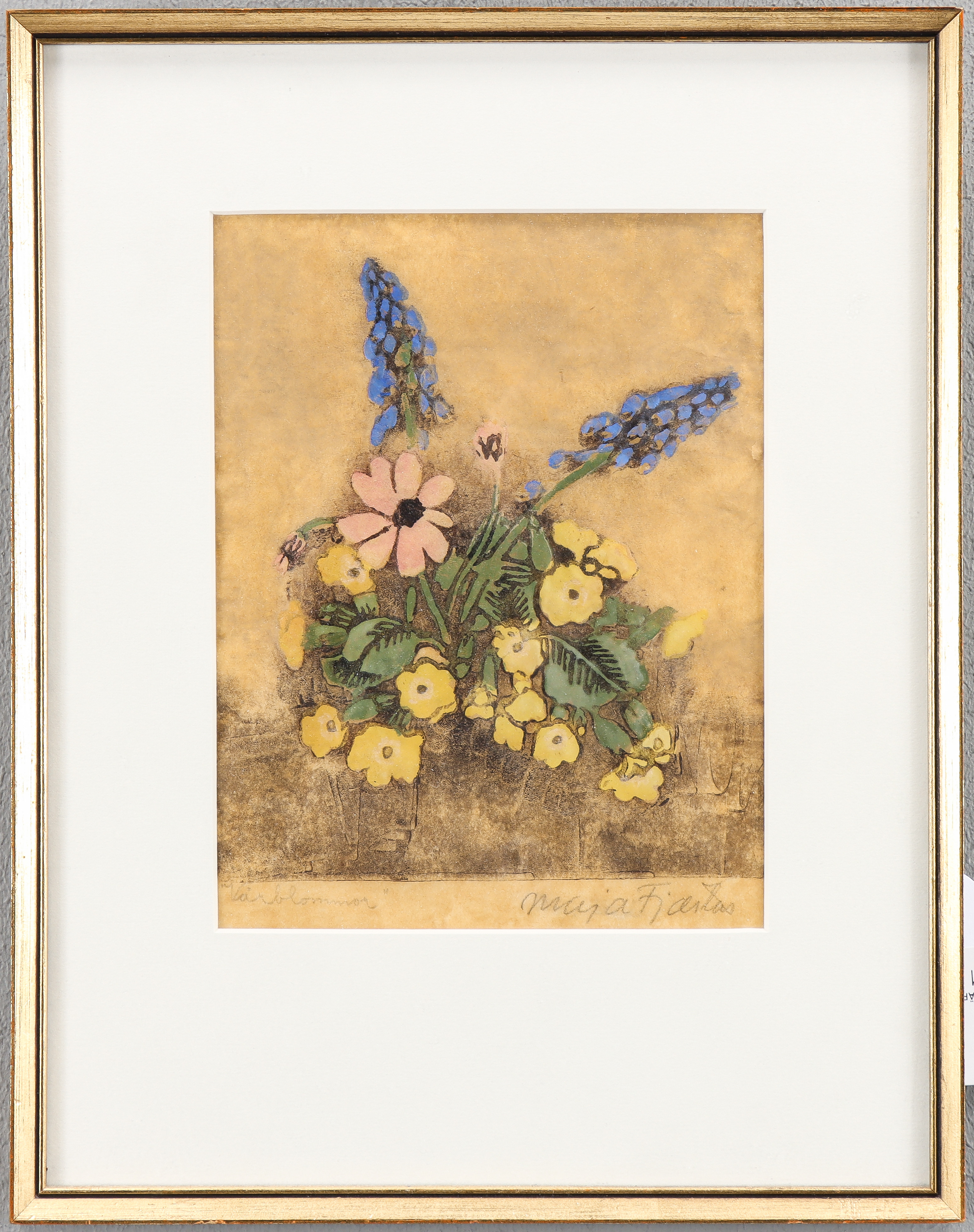 MAJA FJAESTAD. "Vårblommor".