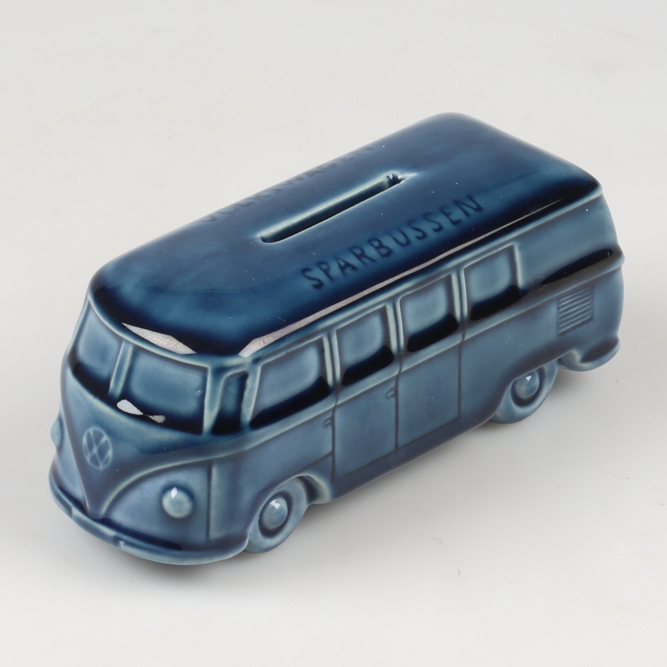 SPARBÖSSA, keramik, "Sparbussen", Volkswagen, 1990-talets andra hälft.