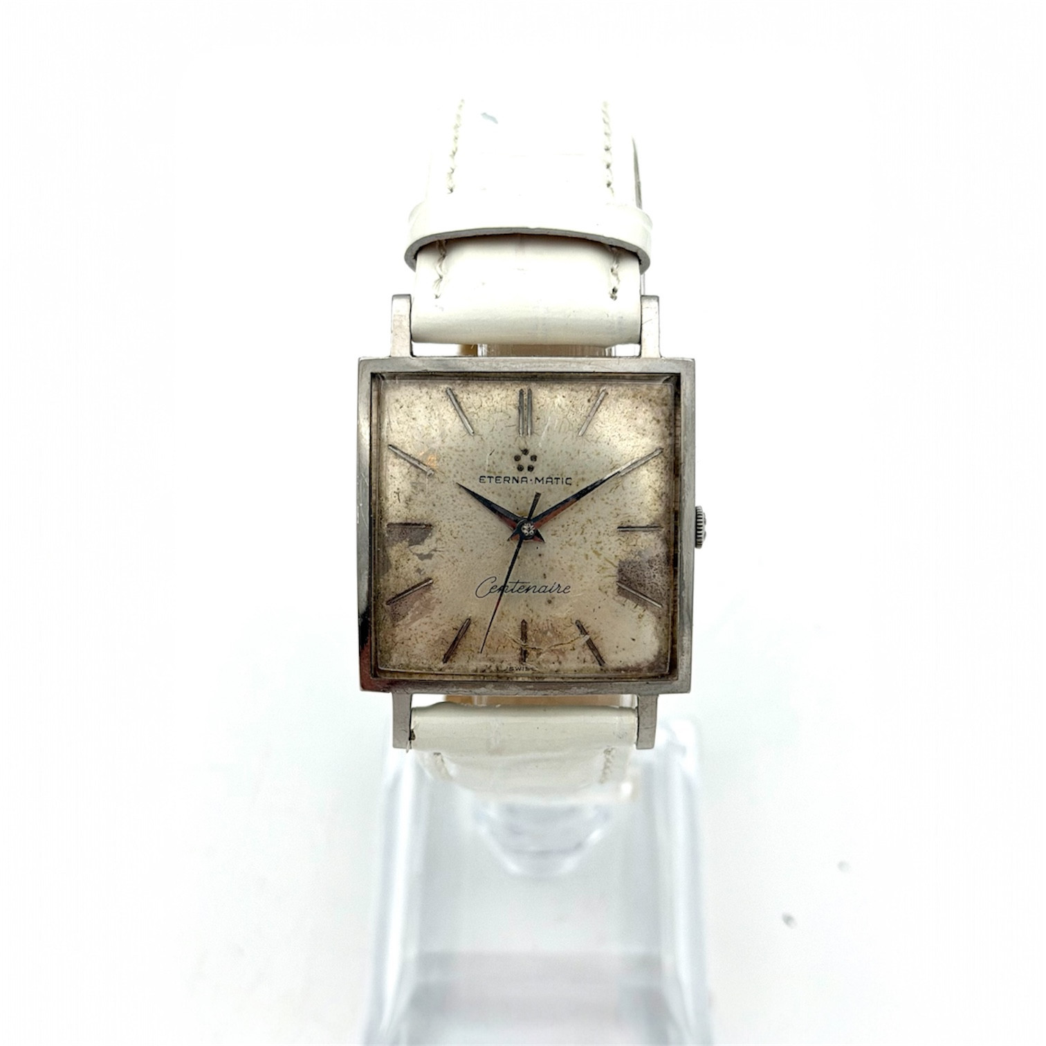 ETERNA-MATIC CENTENAIRE, armbandsur, 1960-tal, automatic, stål.