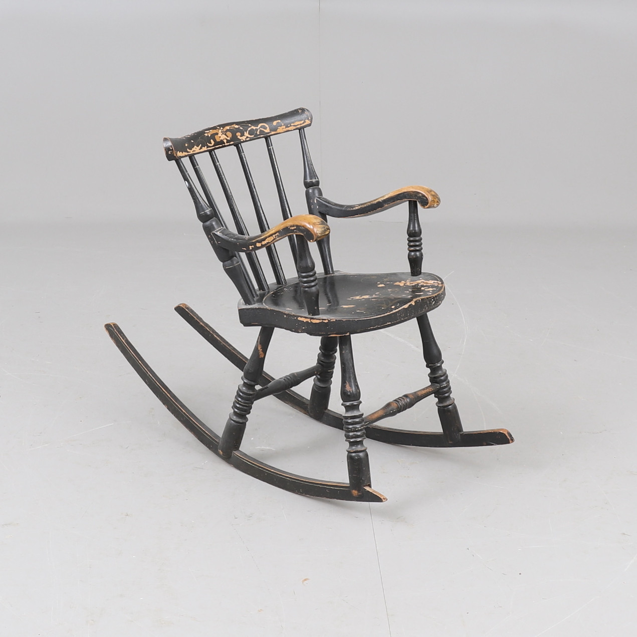 GUNGSTOL, barnmodell, sent 1800-tal.