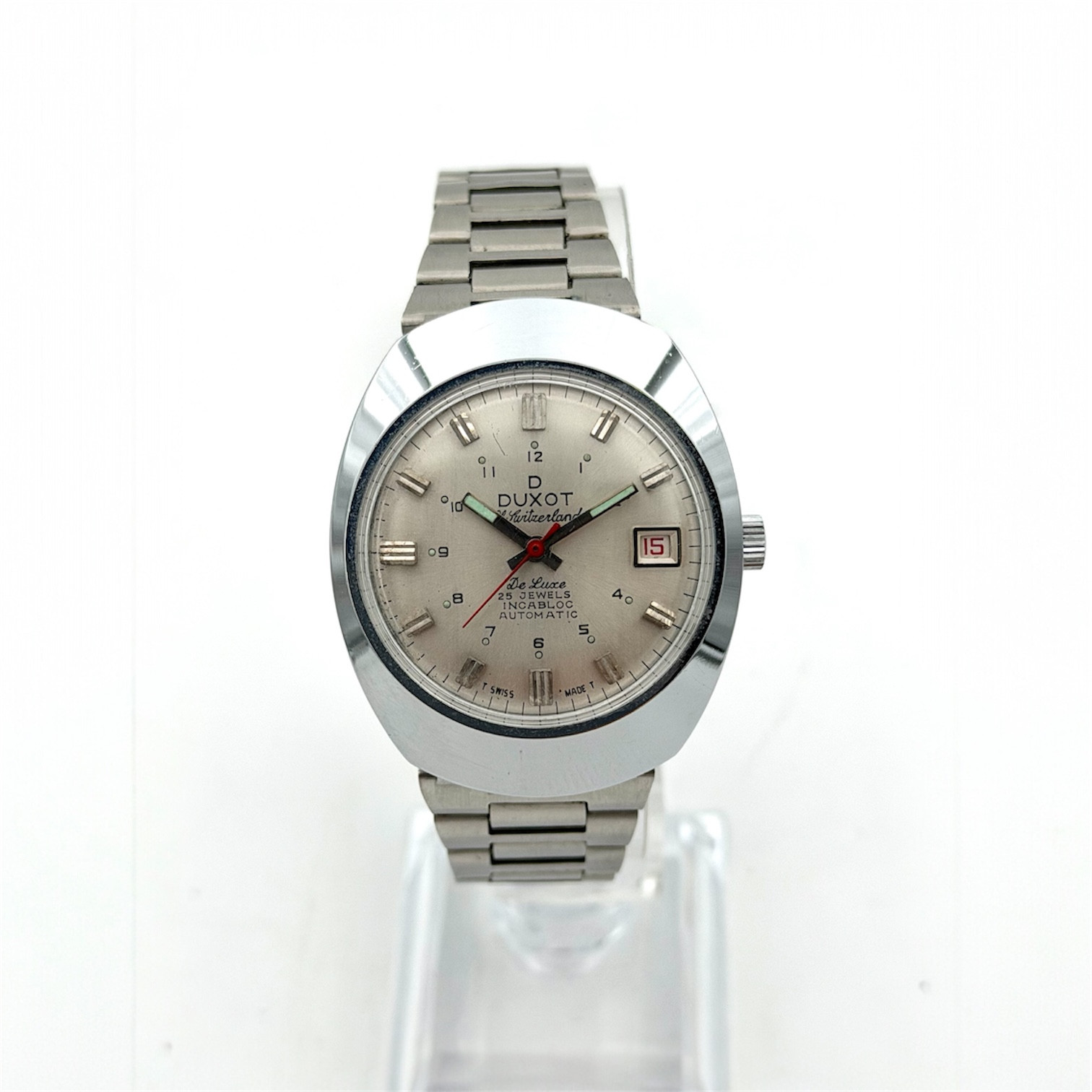 DUXOT DE LUXE, armbandsur, 1960/70-tal, automatic, stål.