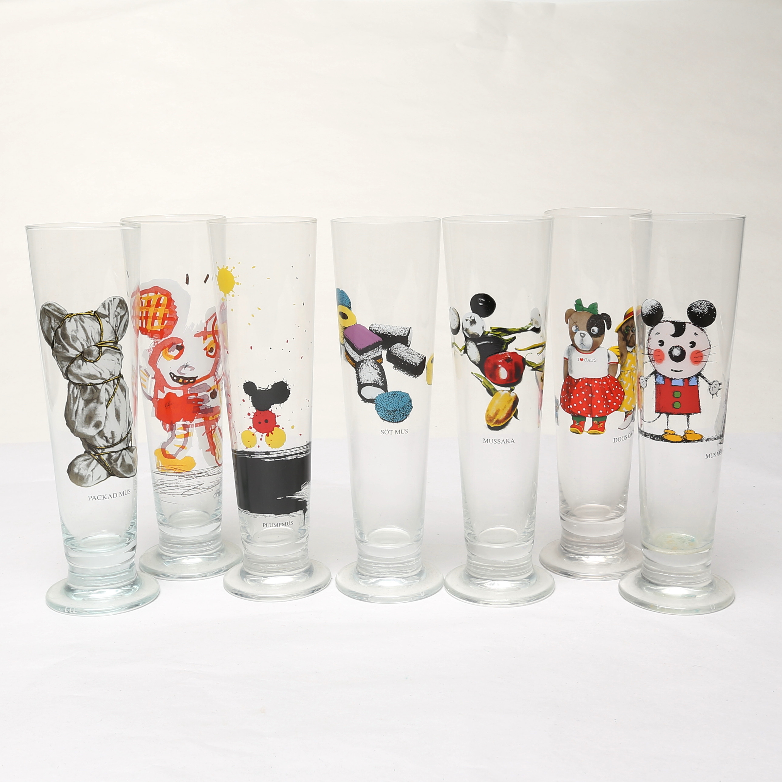 GLAS, 7 st, Lasse Åberg.