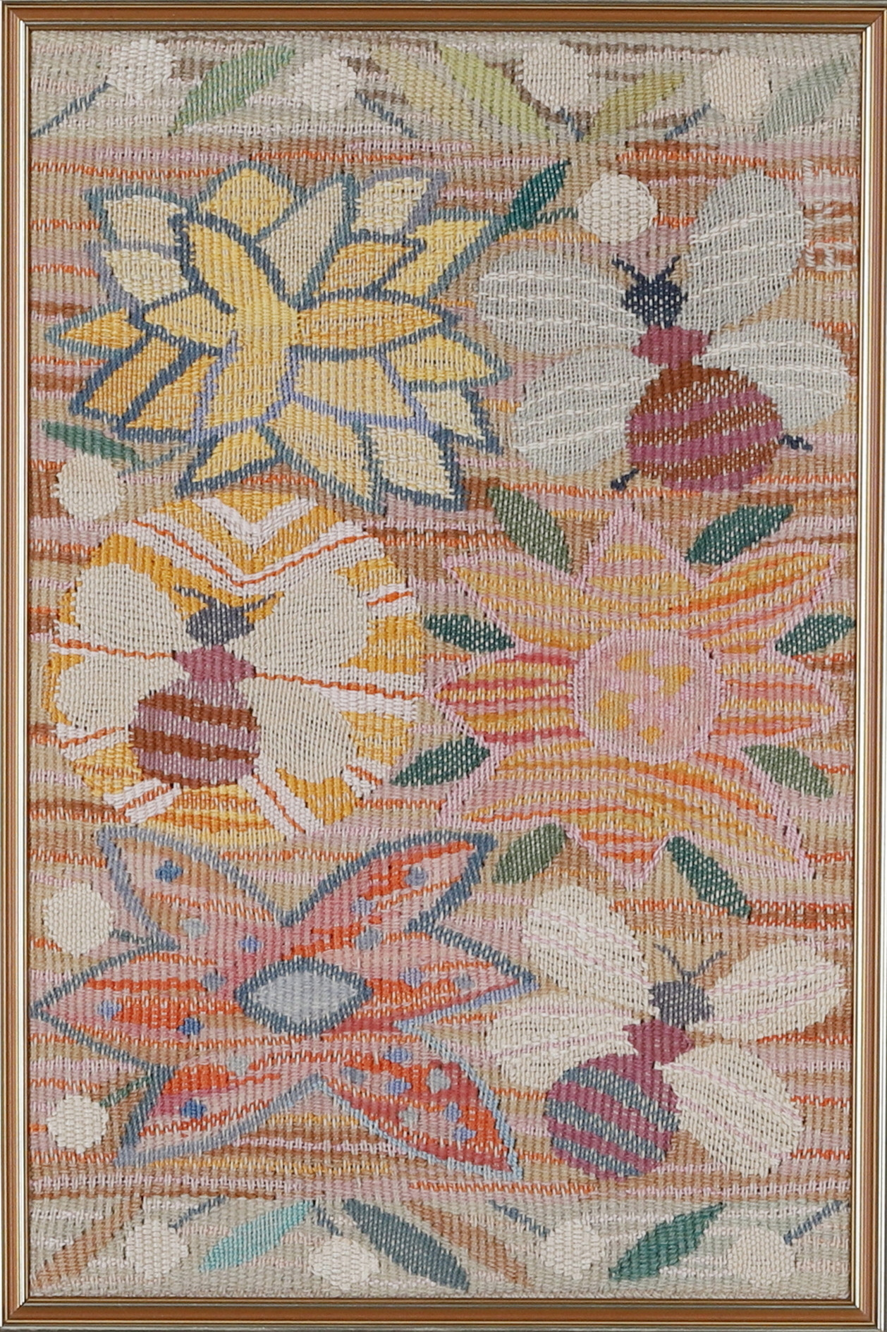 ANN-MARI FORSBERG (1916-1992). Vävnad, "Bisamhället", Märta Måås-Fjetterström AB, Båstad, monogramsignerad AMF.