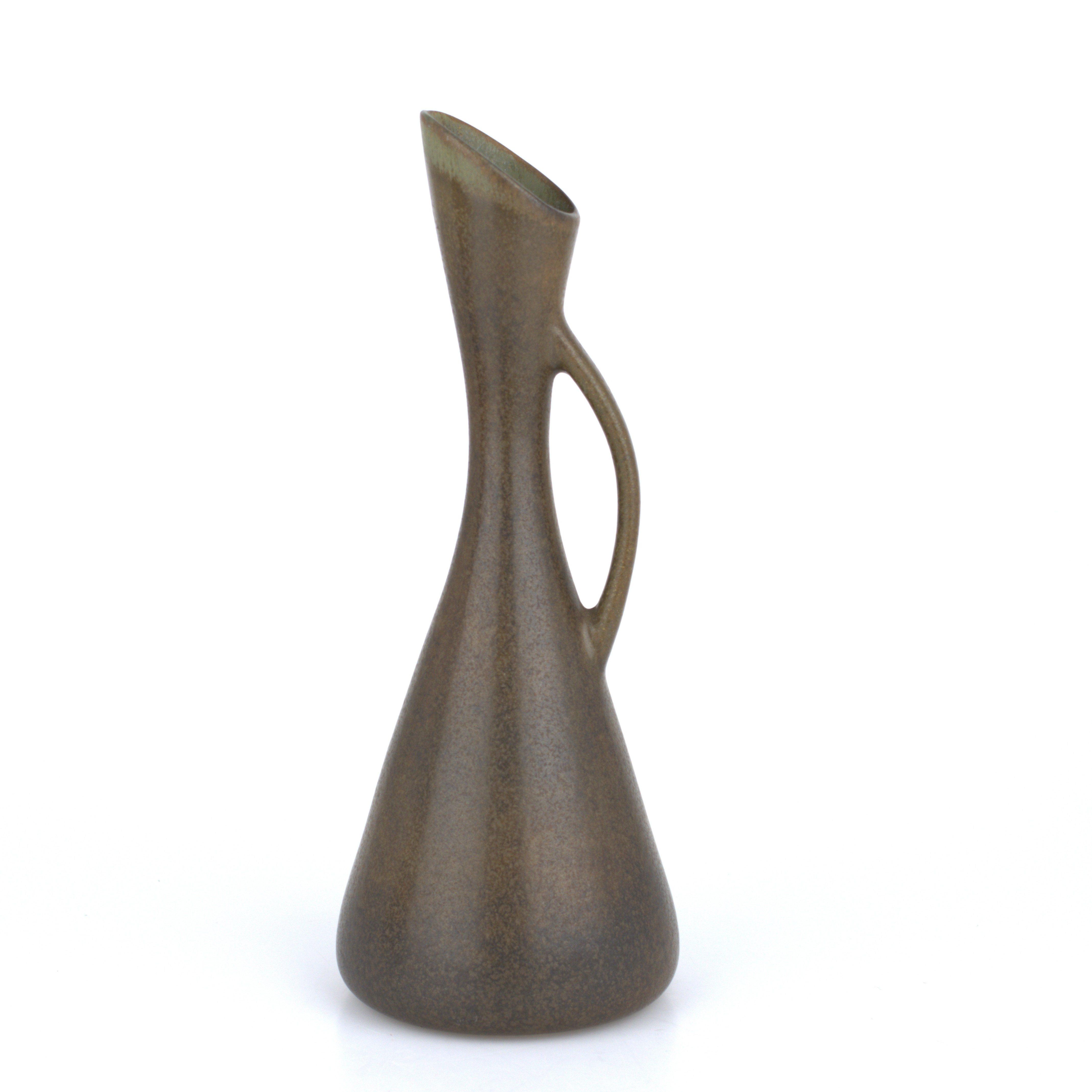 GUNNAR NYLUND. Hänkelvas, stengods, märkt AUD, monogramsignerad, Rörstrand, 1950-tal.