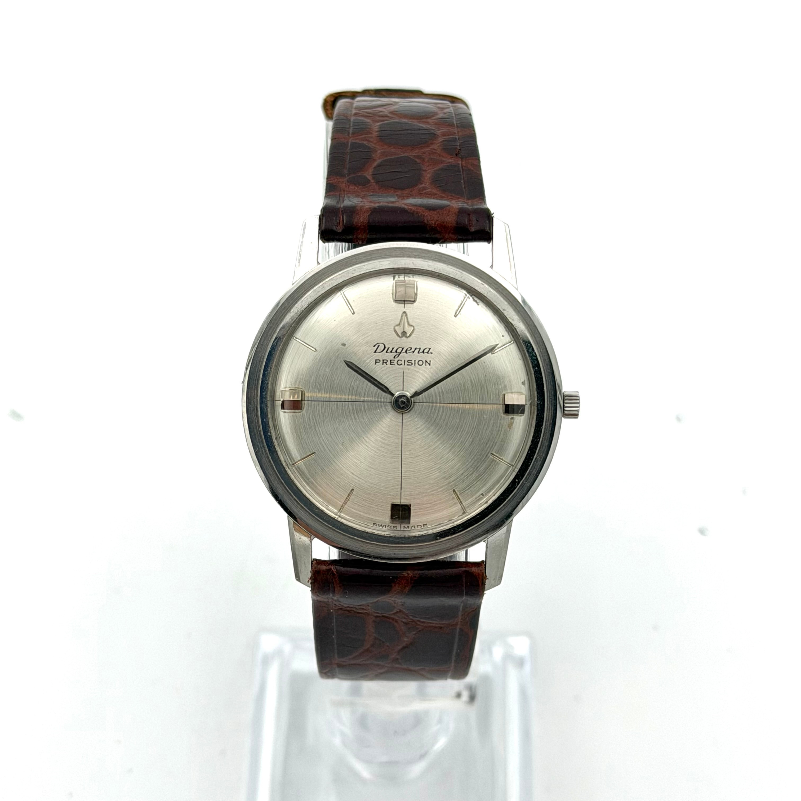 DUGENA PRECISION, armbandsur, 1960-tal, manuell, stål.