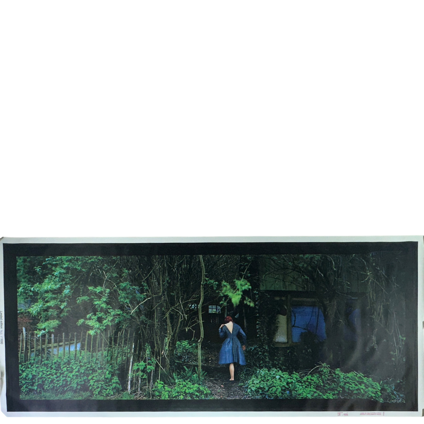 DENISE GRÜNSTEIN. Screentryck på duk, "Figure in landscape", nr 943/1000, IKEA Art Event, signerad i trycket, 2006.