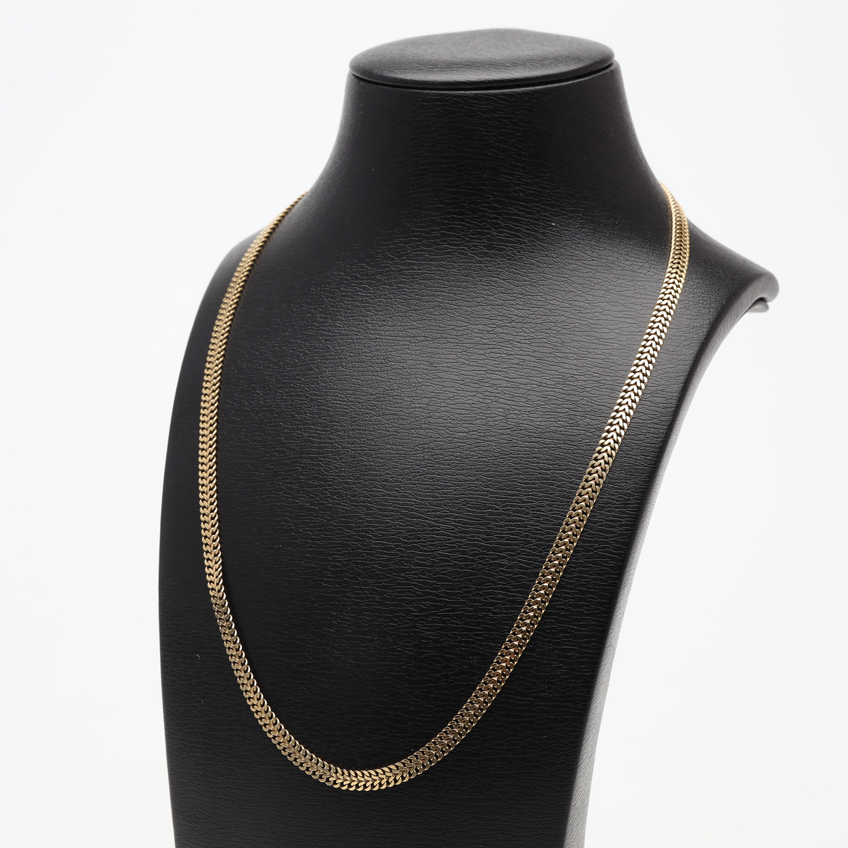 COLLIER, 18K, guld, fiskben, vikt ca 13,9 gram.