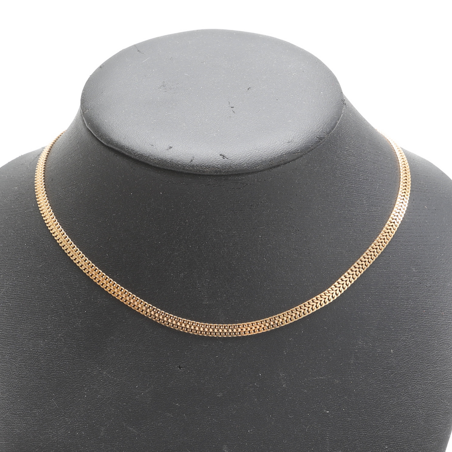 COLLIER, 18 k guld.