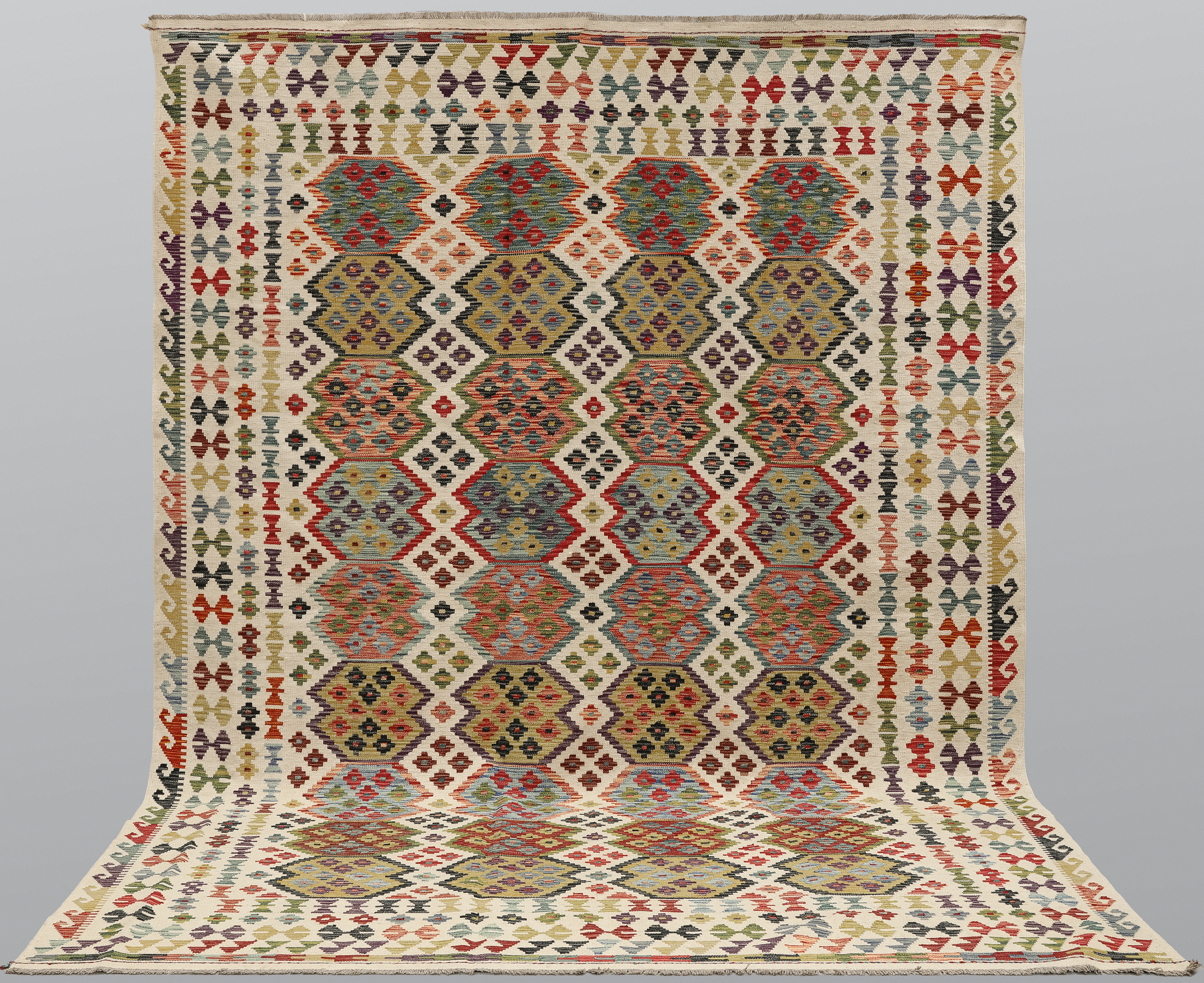 ORIENTMATTA, kelim, handvävd, klassisk design, ca 343 x 251 cm.