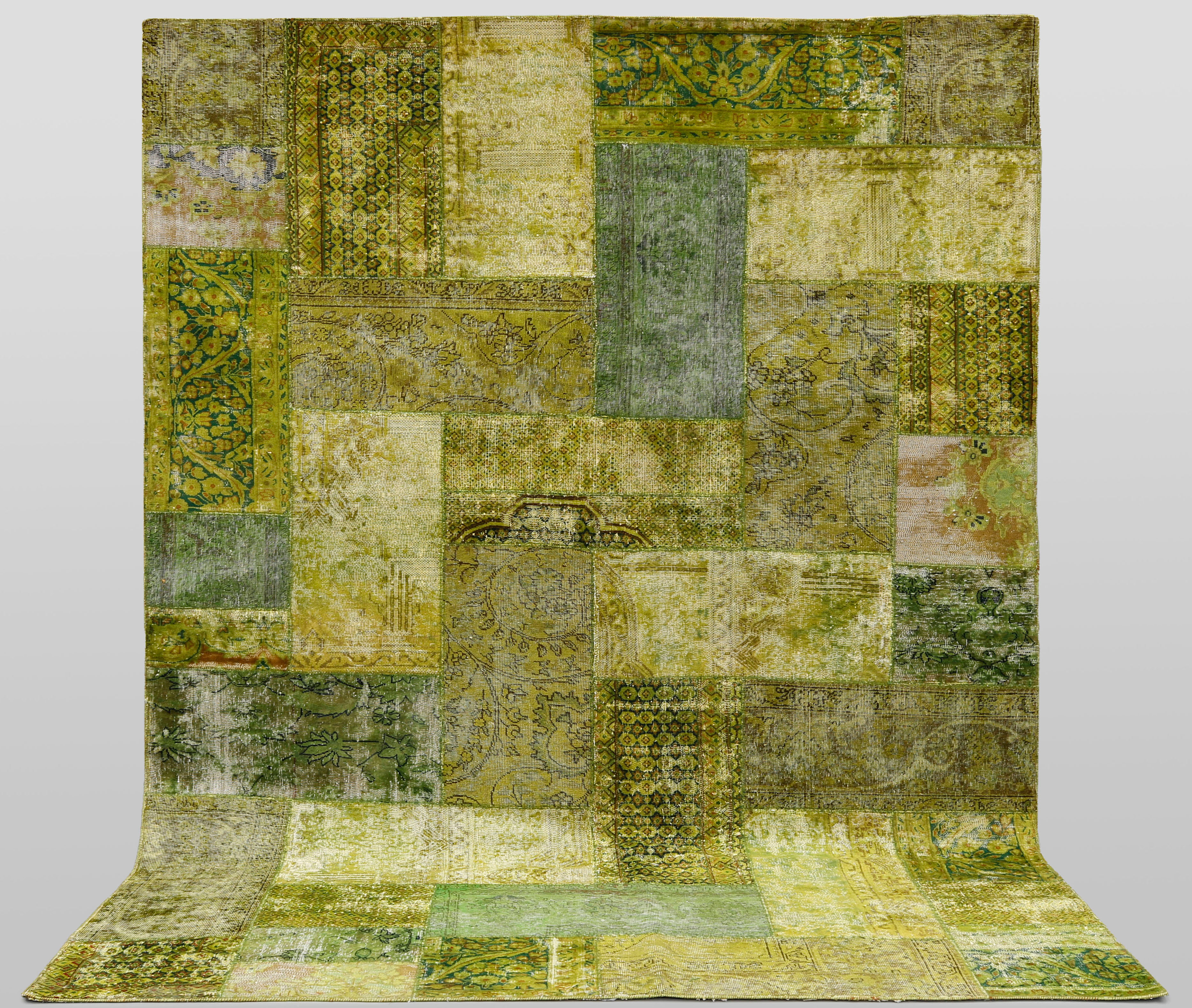 ORIENTMATTA, s ka patchwork - vintage, ca 314 x 205 cm.