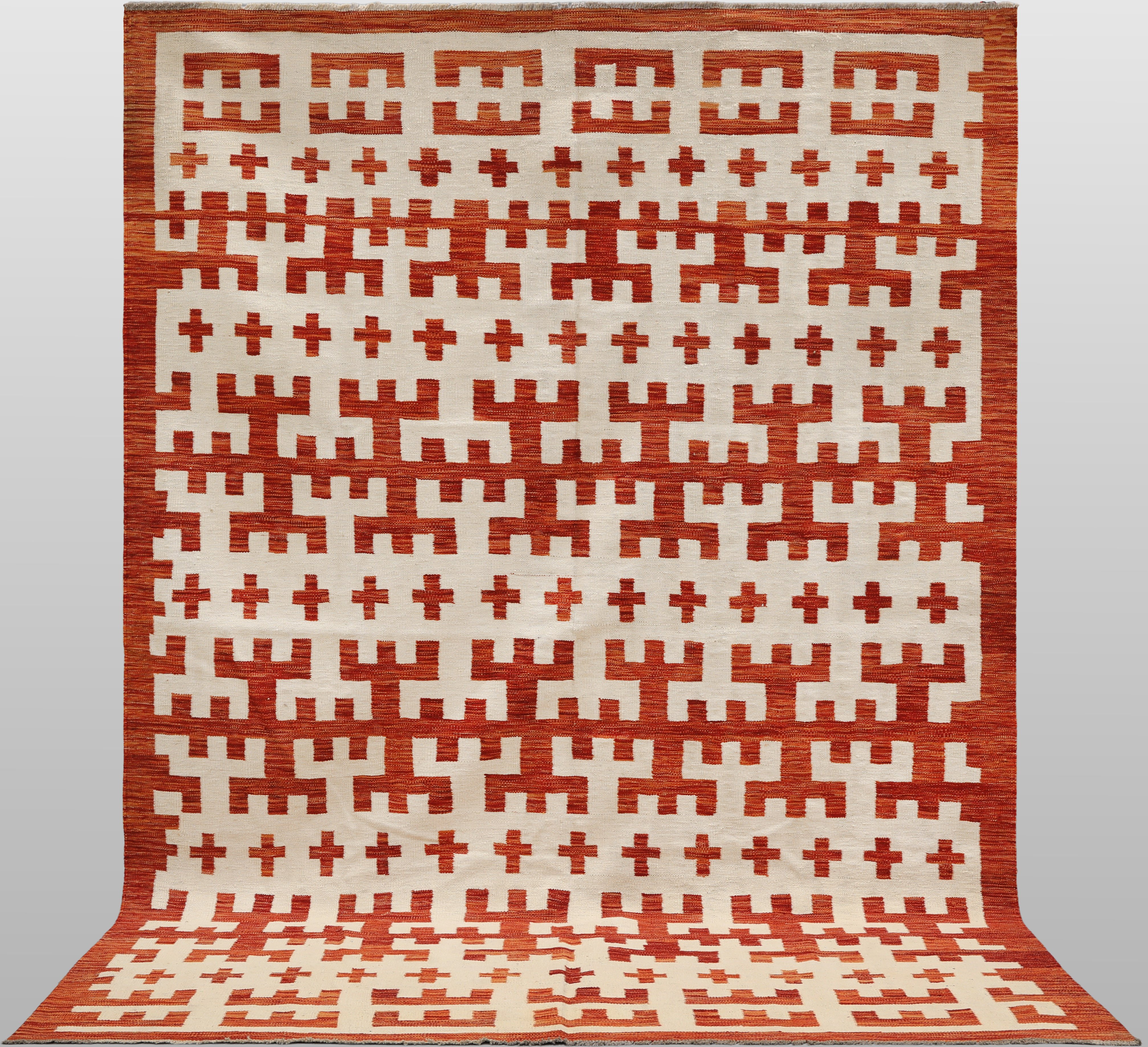 ORIENTMATTA, kelim, handvävd, modern design, ca 302 x 214 cm.
