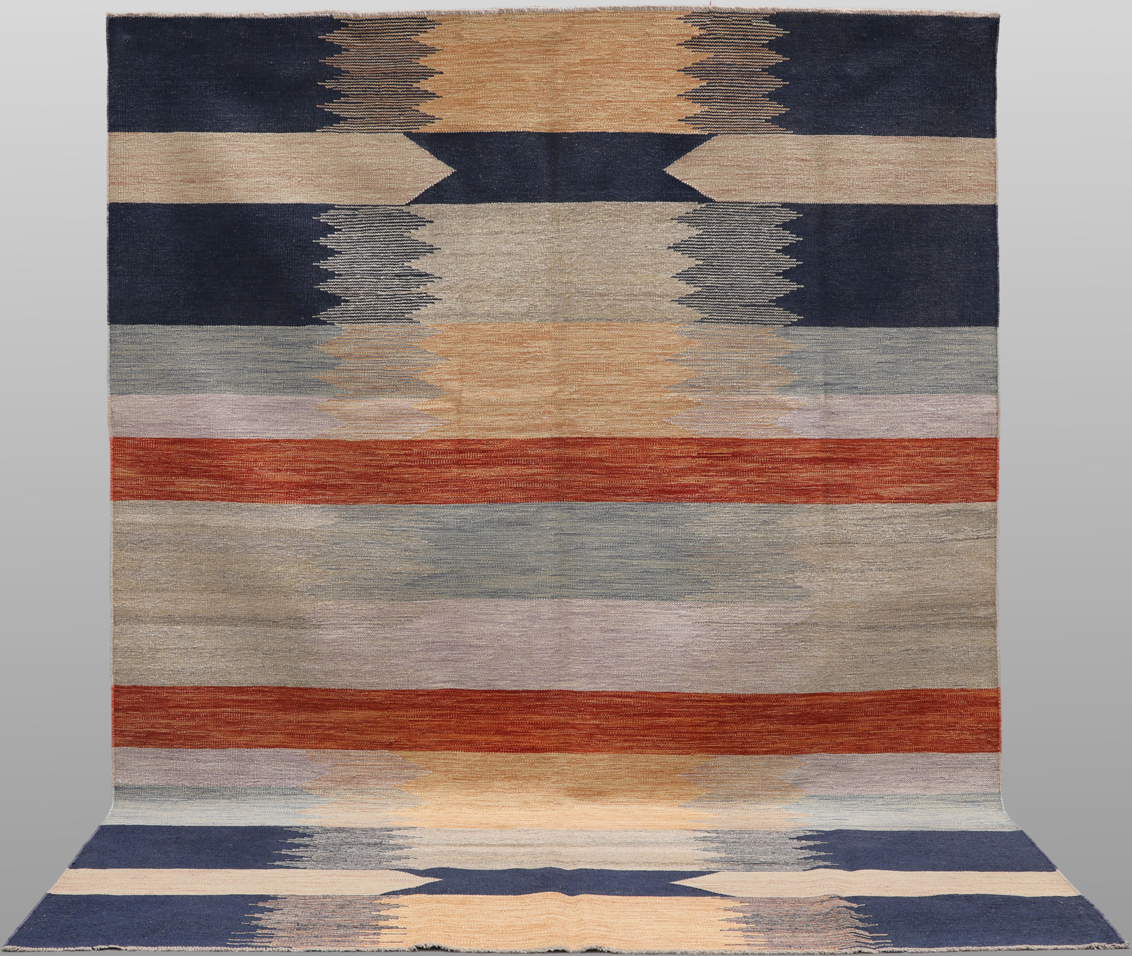 ORIENTMATTA, kelim, handvävd, modern design, ca 296 x 206 cm.