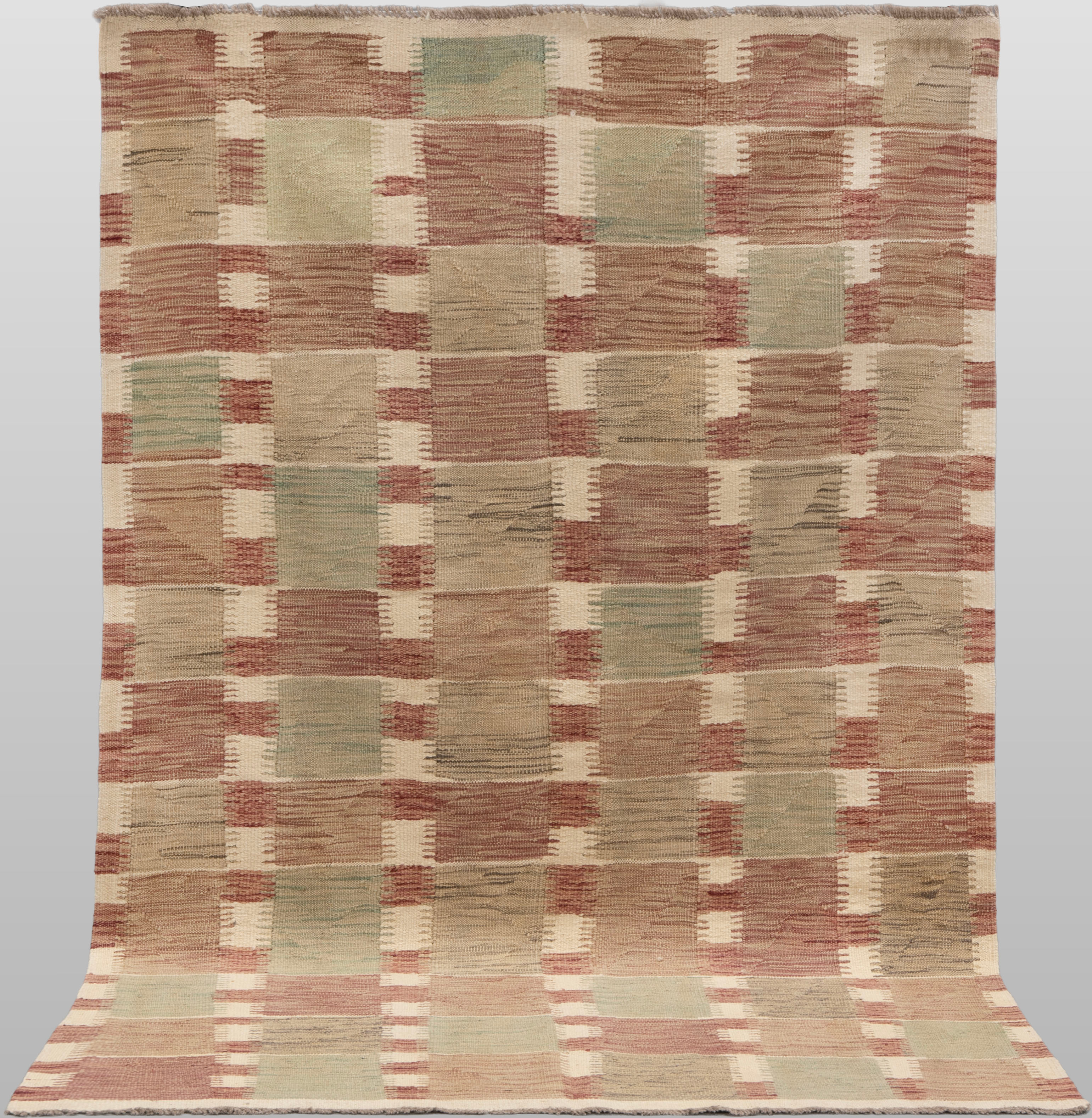 ORIENTMATTA, kelim, handvävd, modern design, ca 192x126 cm.