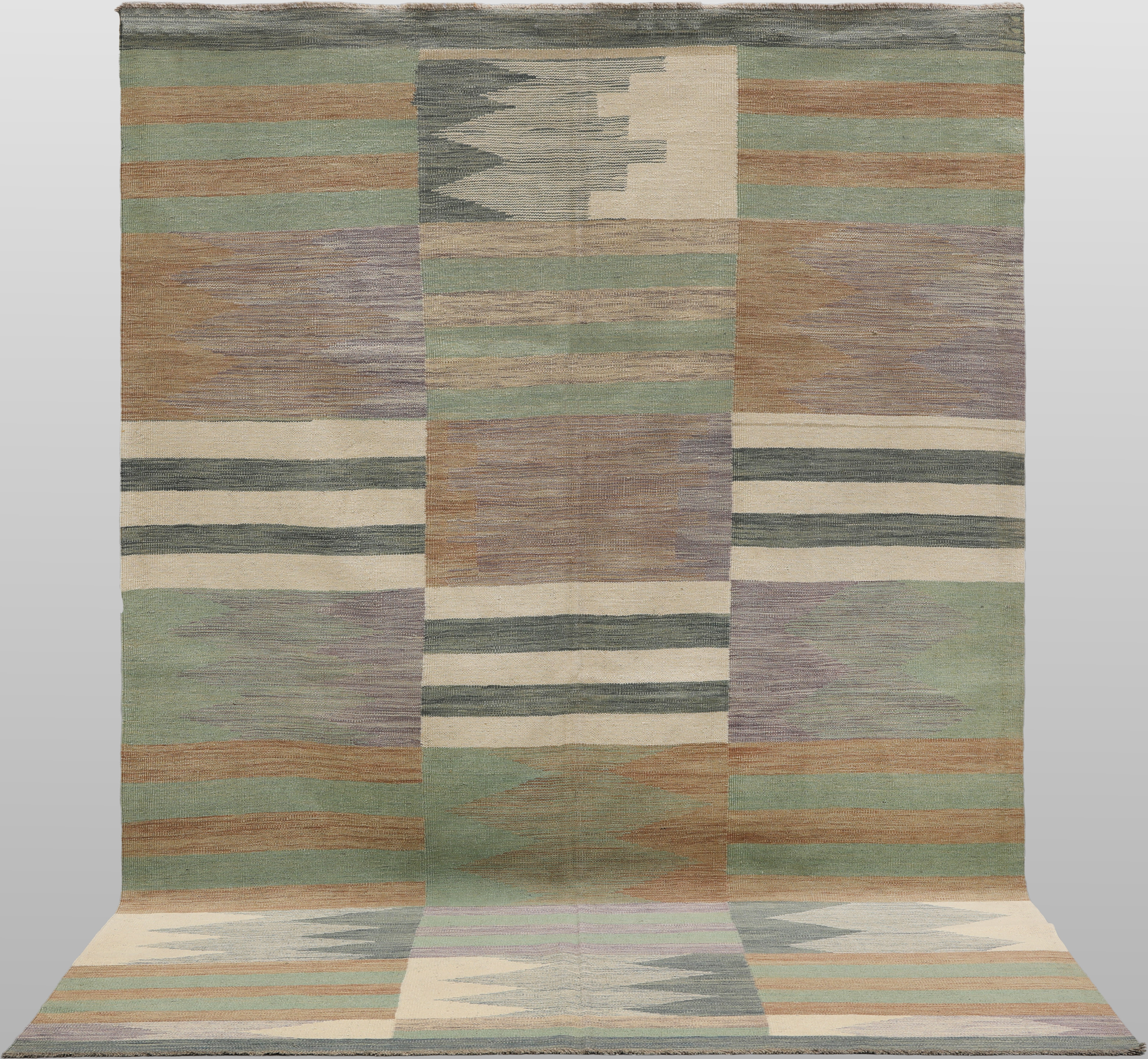 ORIENTMATTA, kelim, handvävd, modern design, ca 306 x 200 cm.