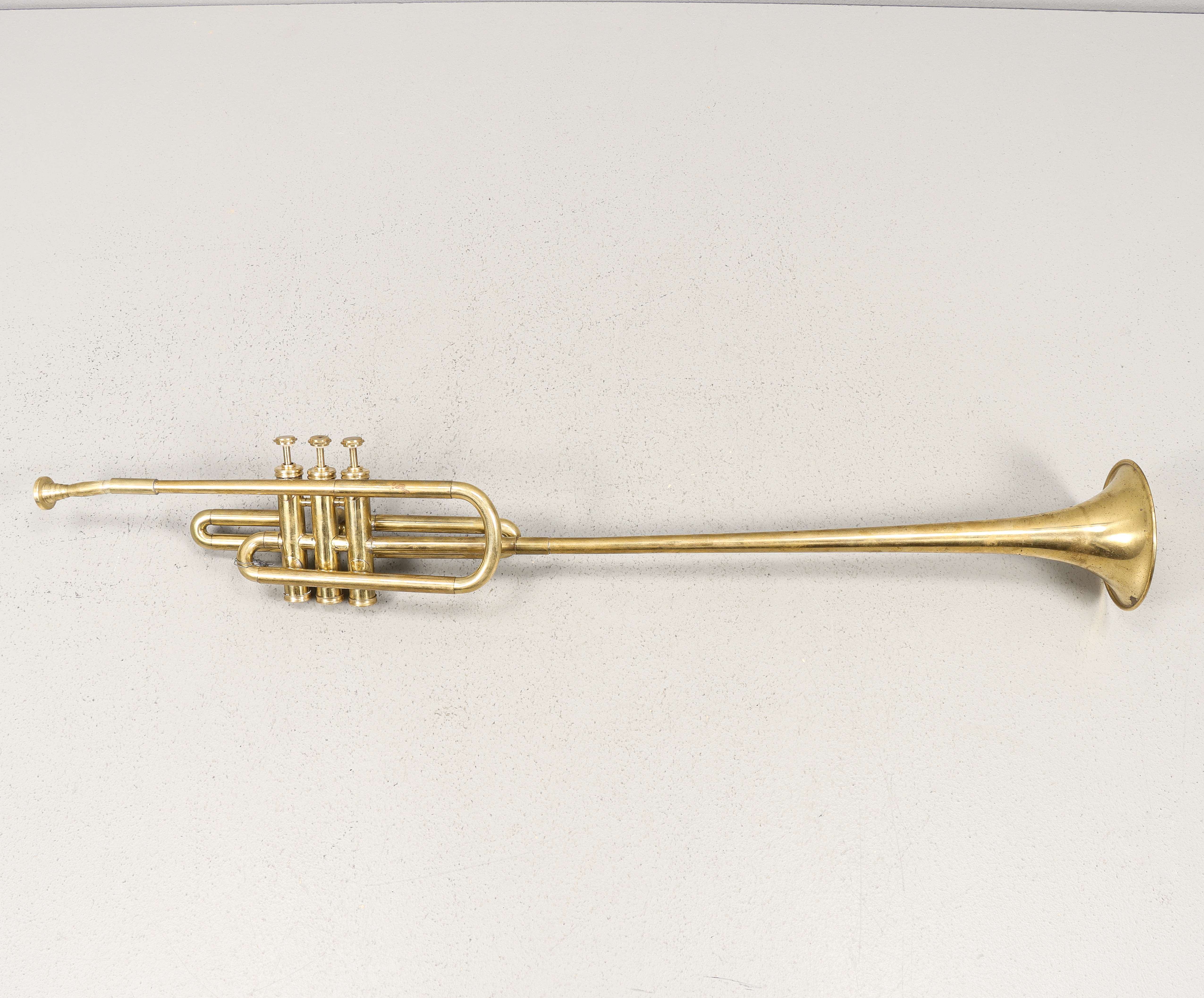 BLECKBLÅSINSTRUMENT / TRUMPET mässing.