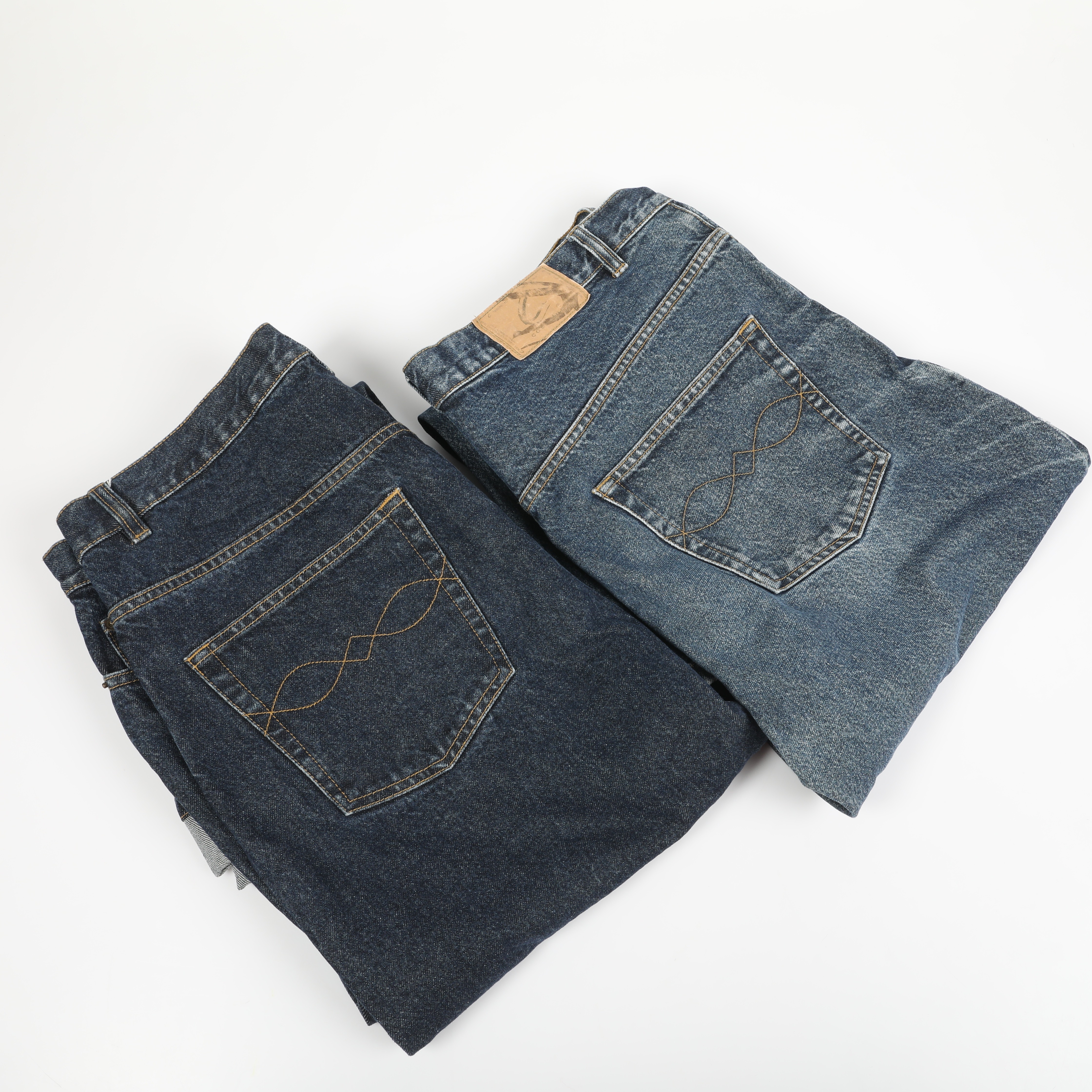 JEANS, 2 par, denim, 2000-tal.