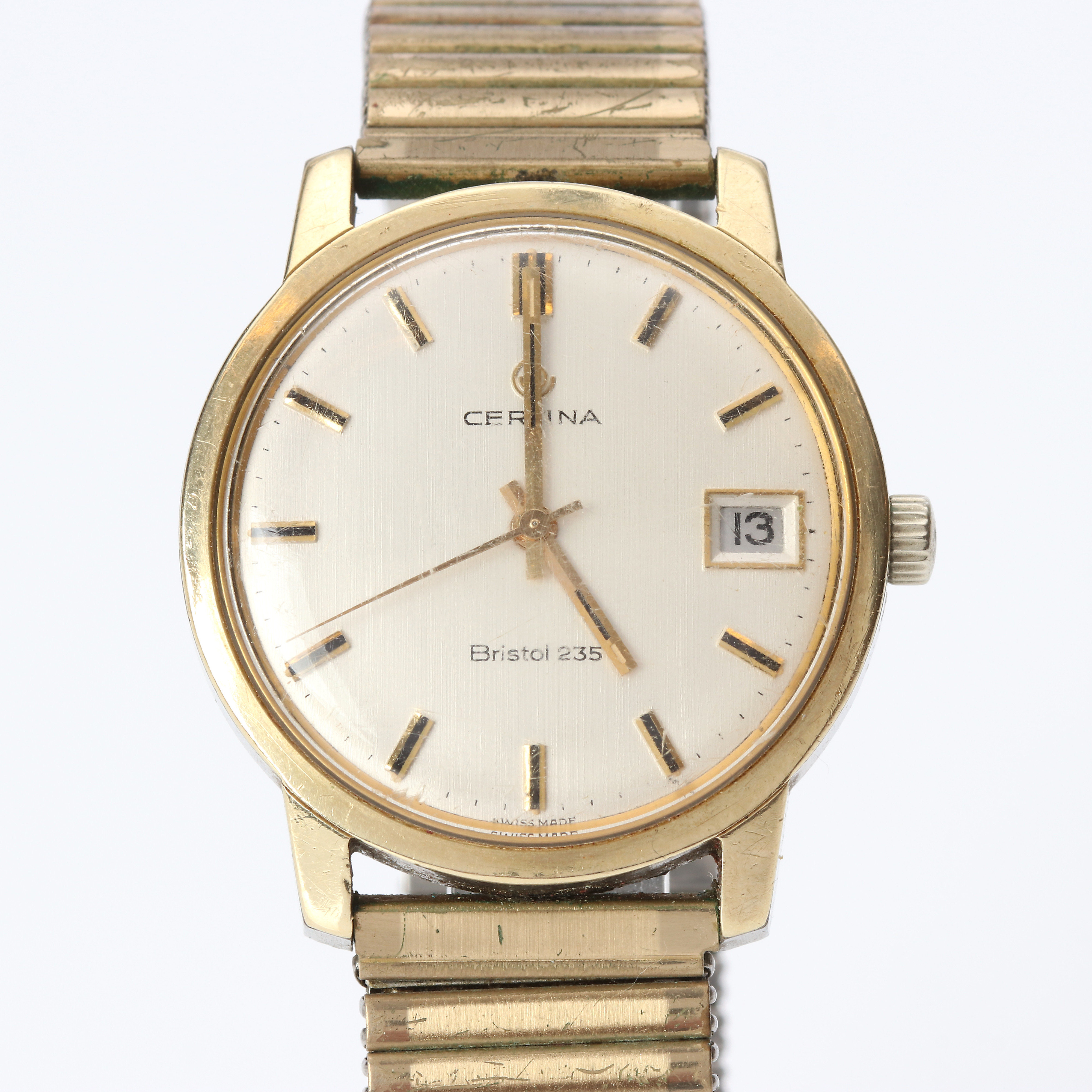 CERTINA BRISTOL 235, ARMBANDSUR. Boett i stål/guld på stål.