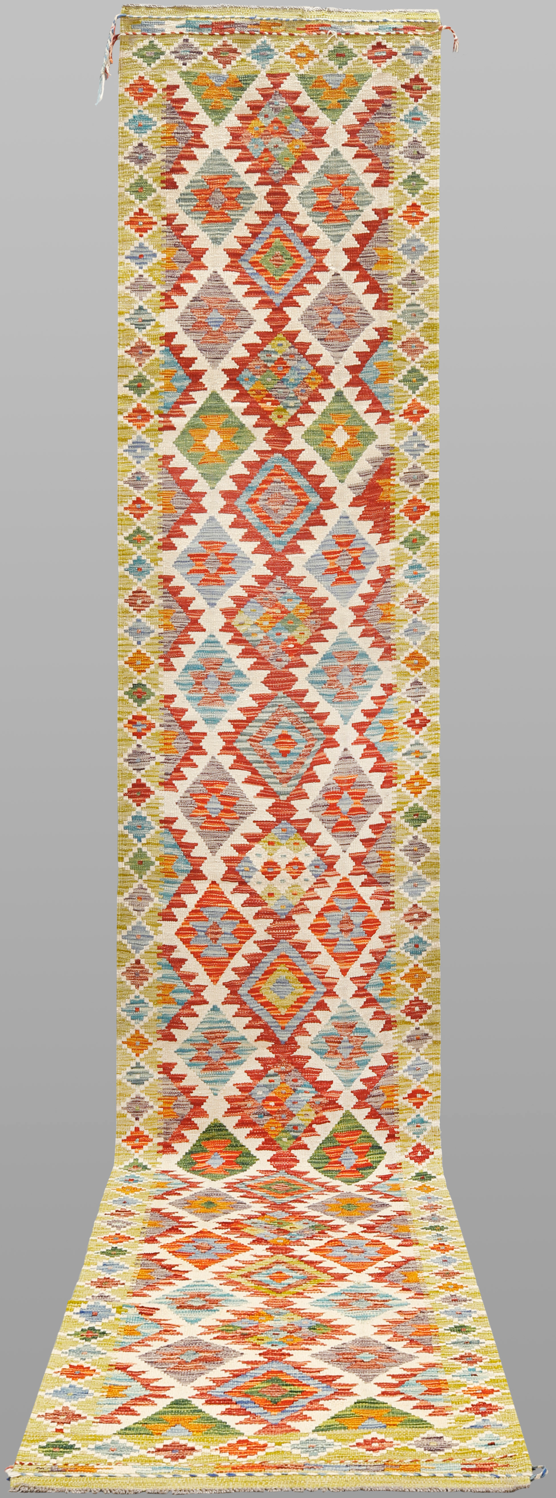 ORIENTMATTA, kelim, handvävd, klassisk design, gallerimodell, ca 487x84 cm.