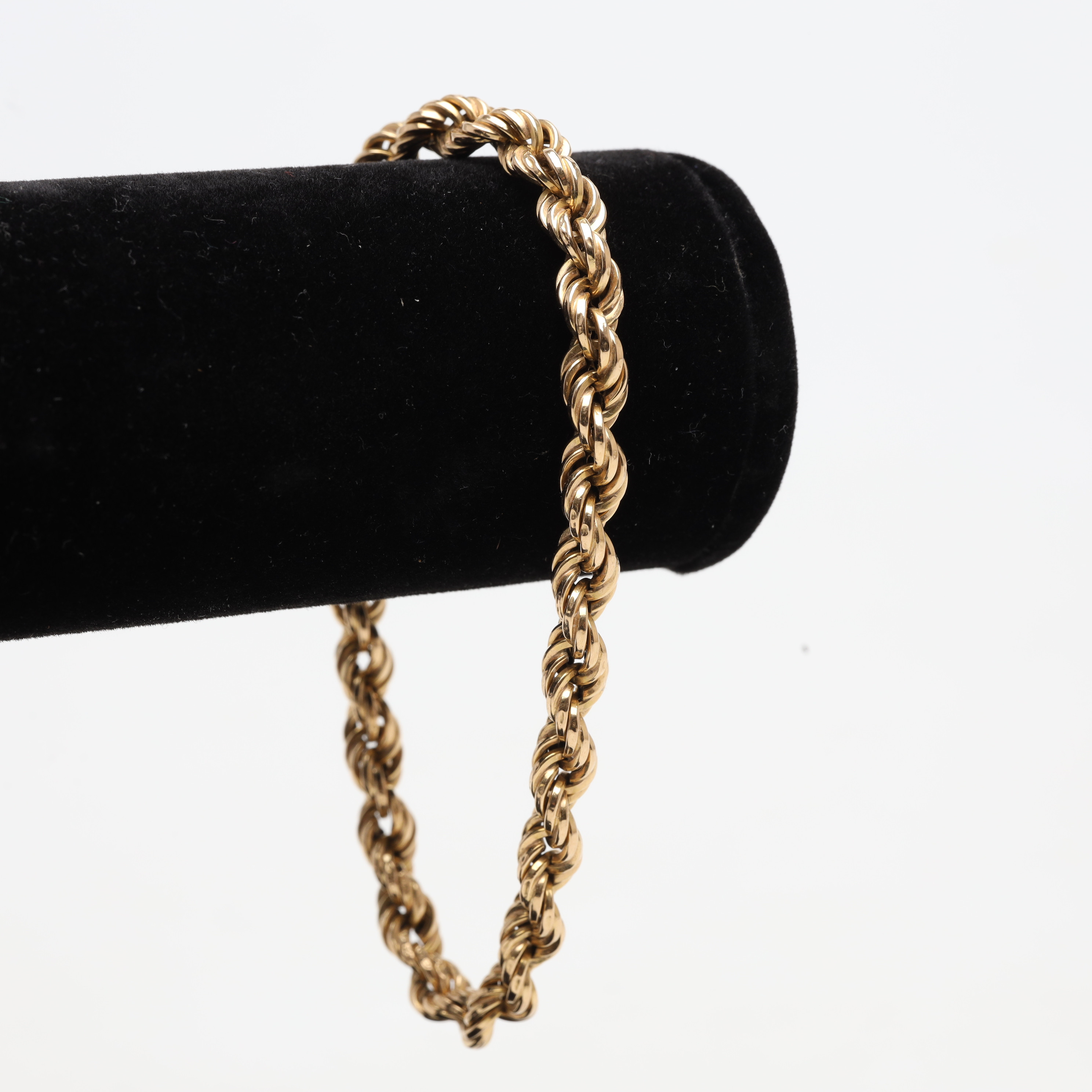 ARMBAND 18K, guld, cordell, vikt ca 10,3 gram.