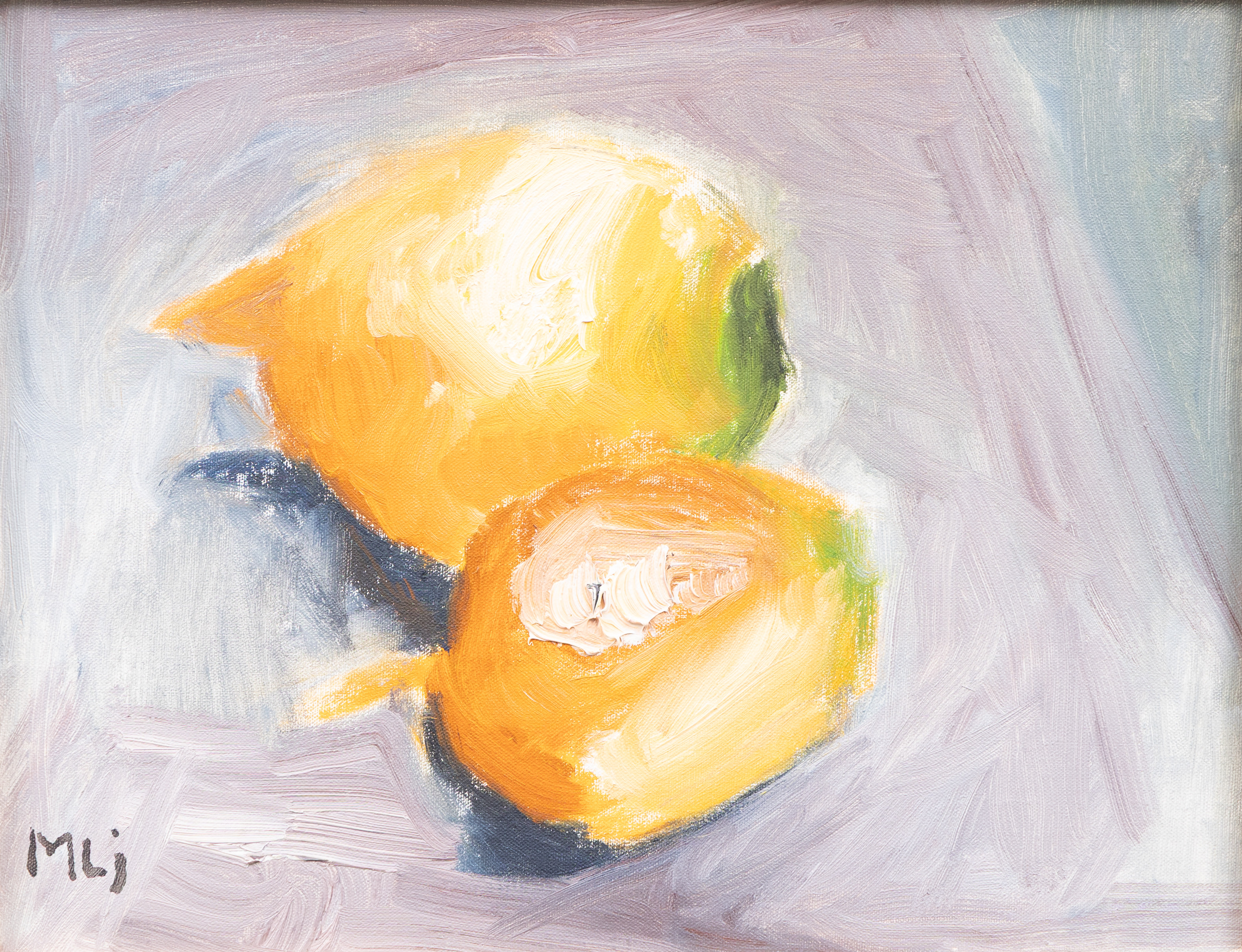 MARTIN LJUNGGREN (1930-2008). Frukter, olja på duk, signerad.