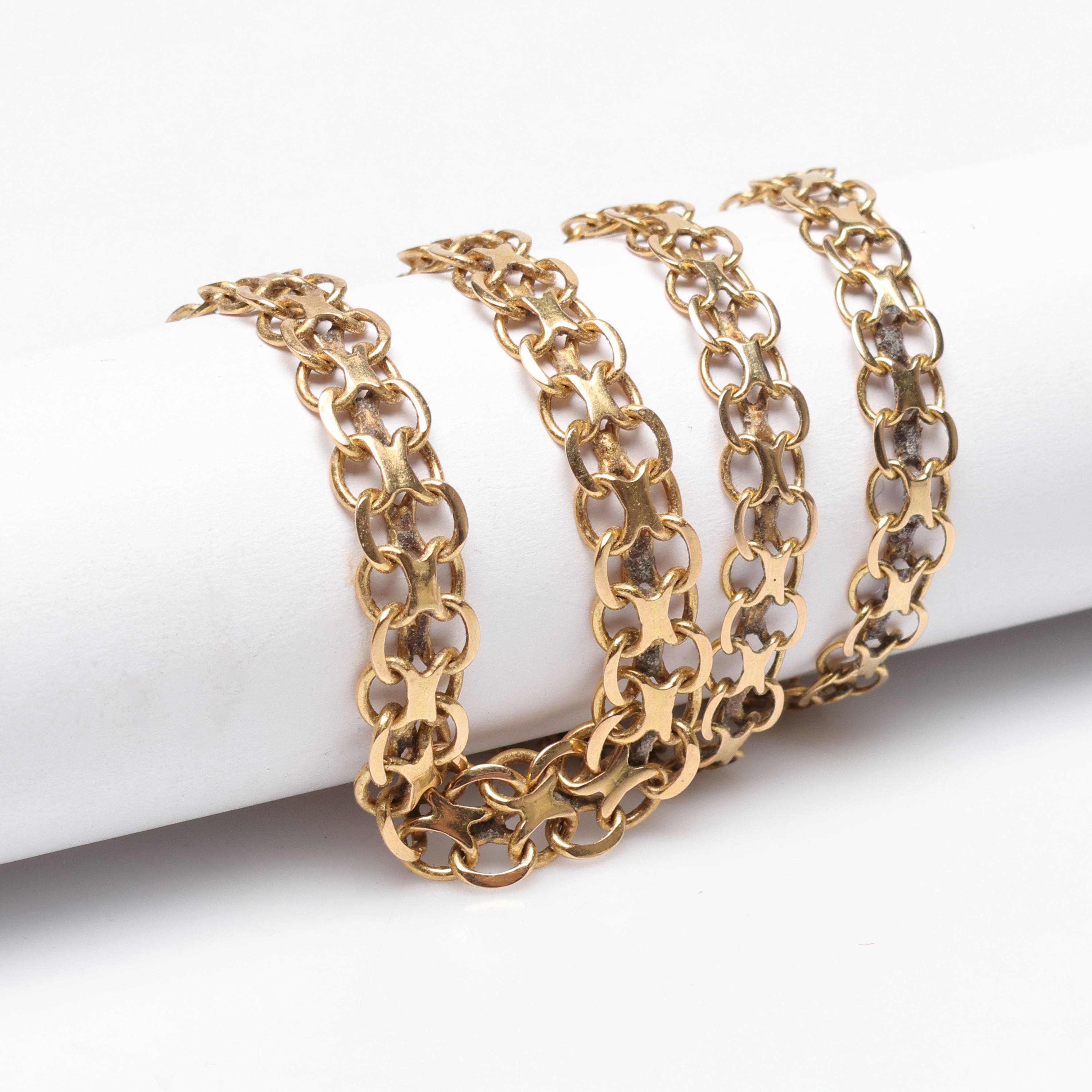 HALSBAND, 18K, Guld, vikt cirka 15,2 gram.