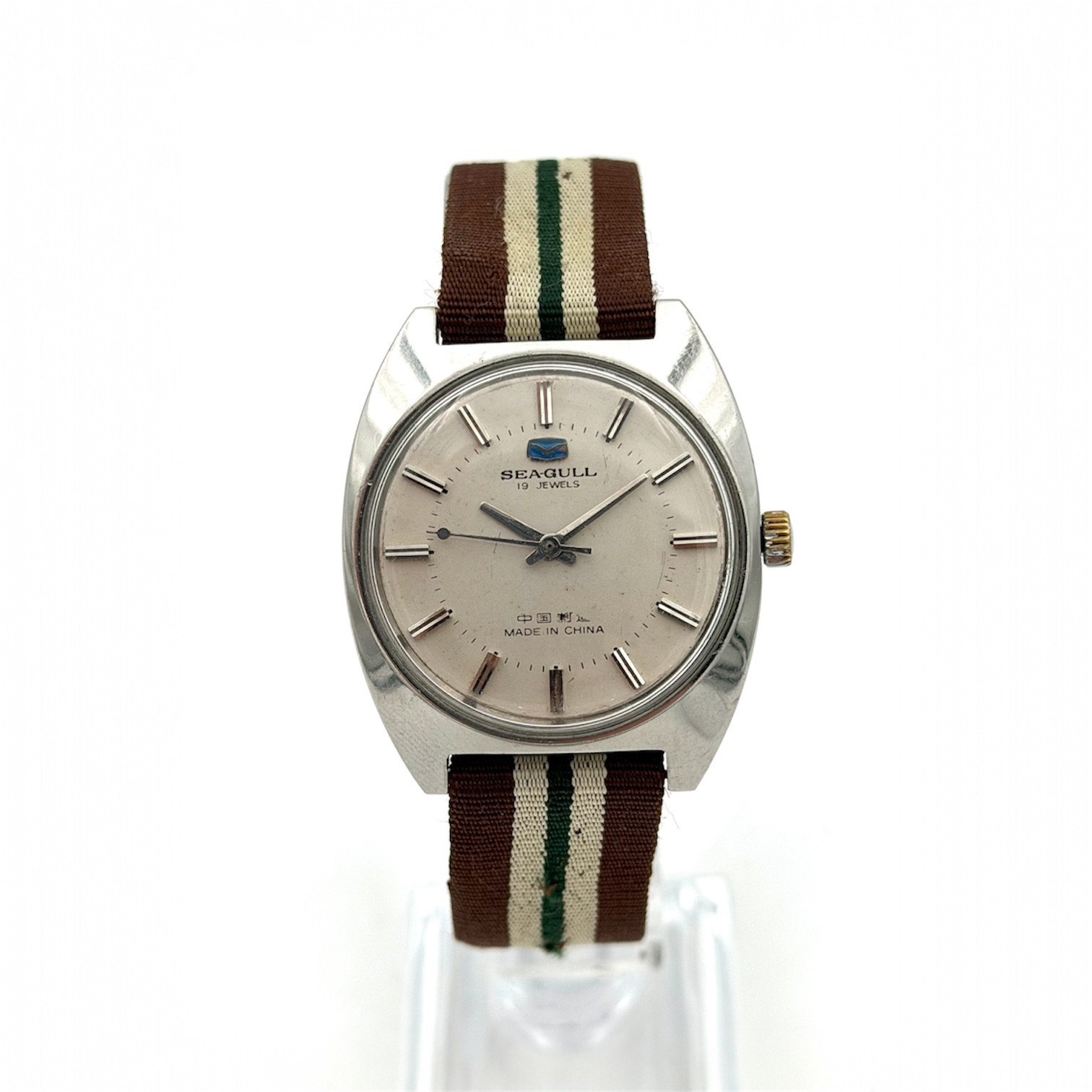 SEA-GULL, armbandsur, 1970/80-tal, manuell, stål.