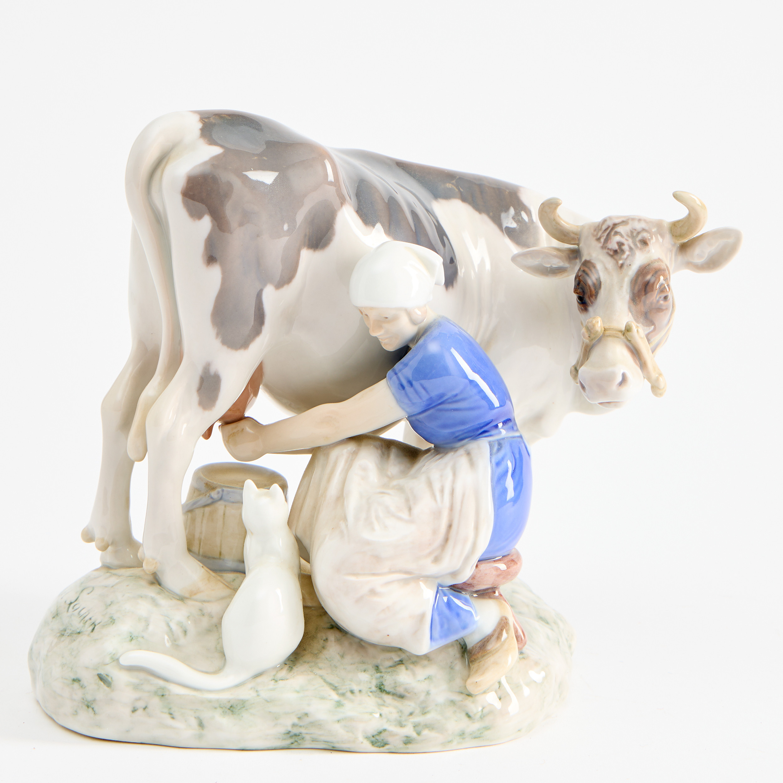 AXEL THILSON LOCHER. FIGURIN, Bing & Grøndahl Danmark, 1900-talets andra hälft, porslin.