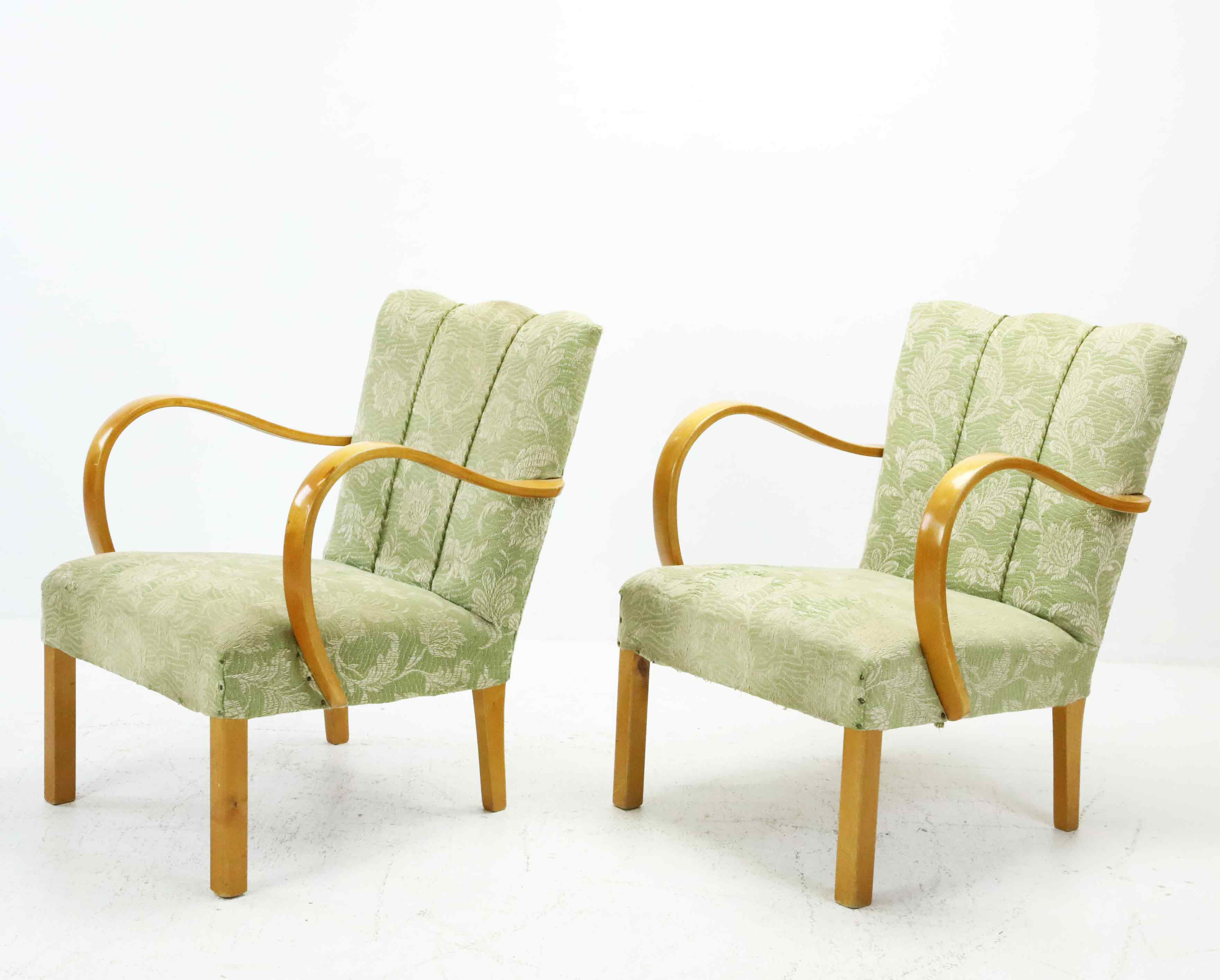 FÅTÖLJER, ett par, Swedish Modern, 1940-tal.