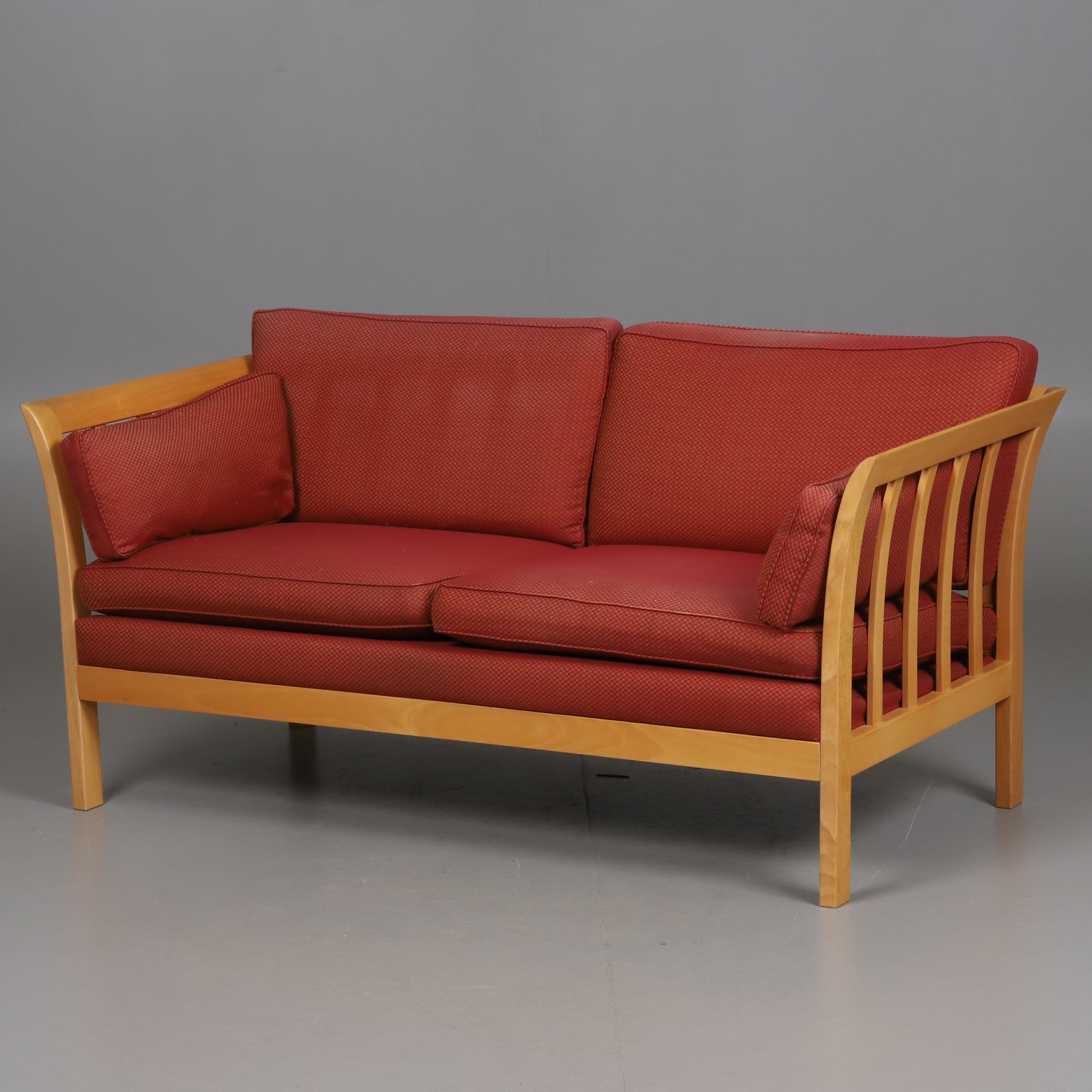 ARNE NORELL. SOFFA, 2-sitts, trä, textil,"Penang".