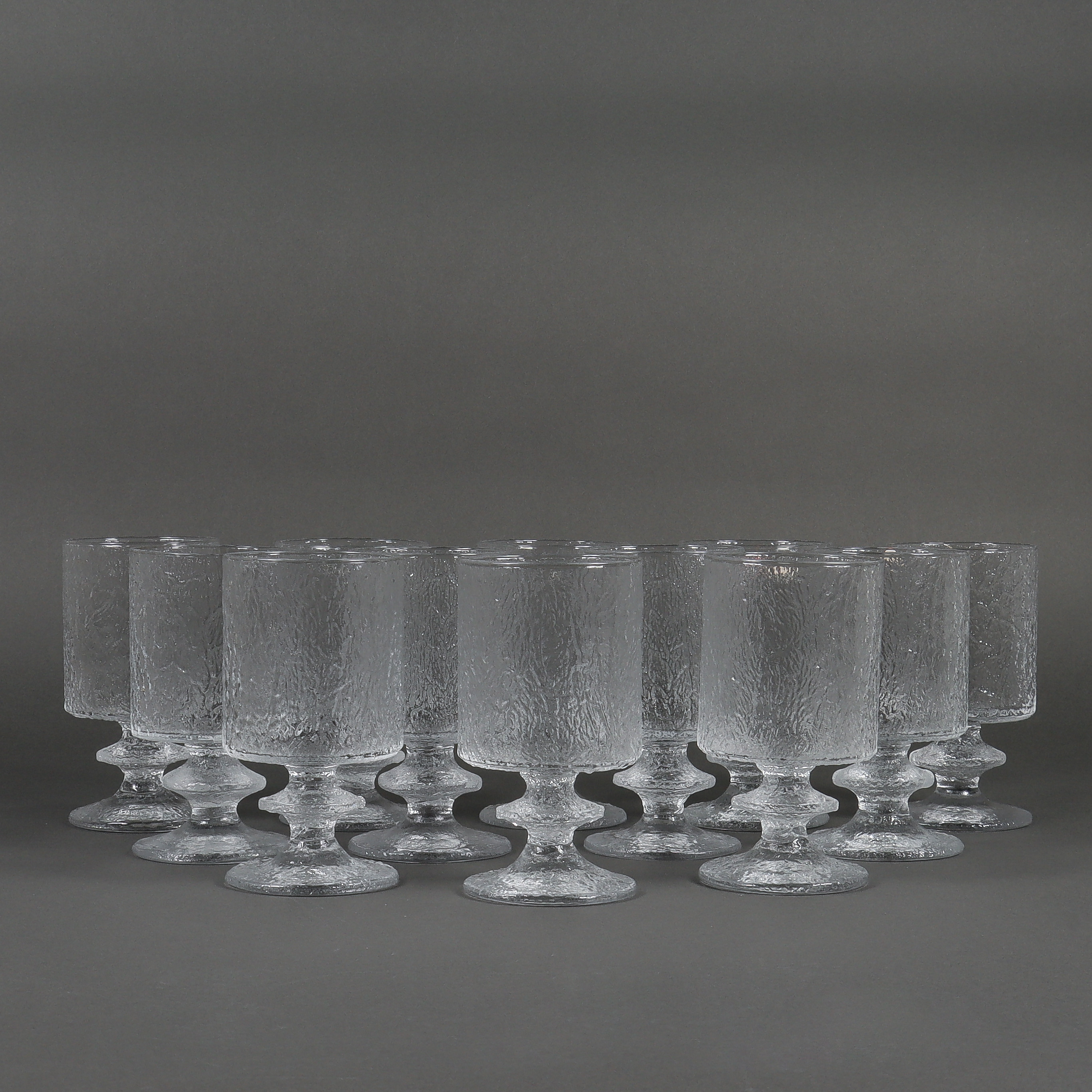 TIMO SARPANEVA. Glas 12 stycken, Iittala, Festivo / Senator.
