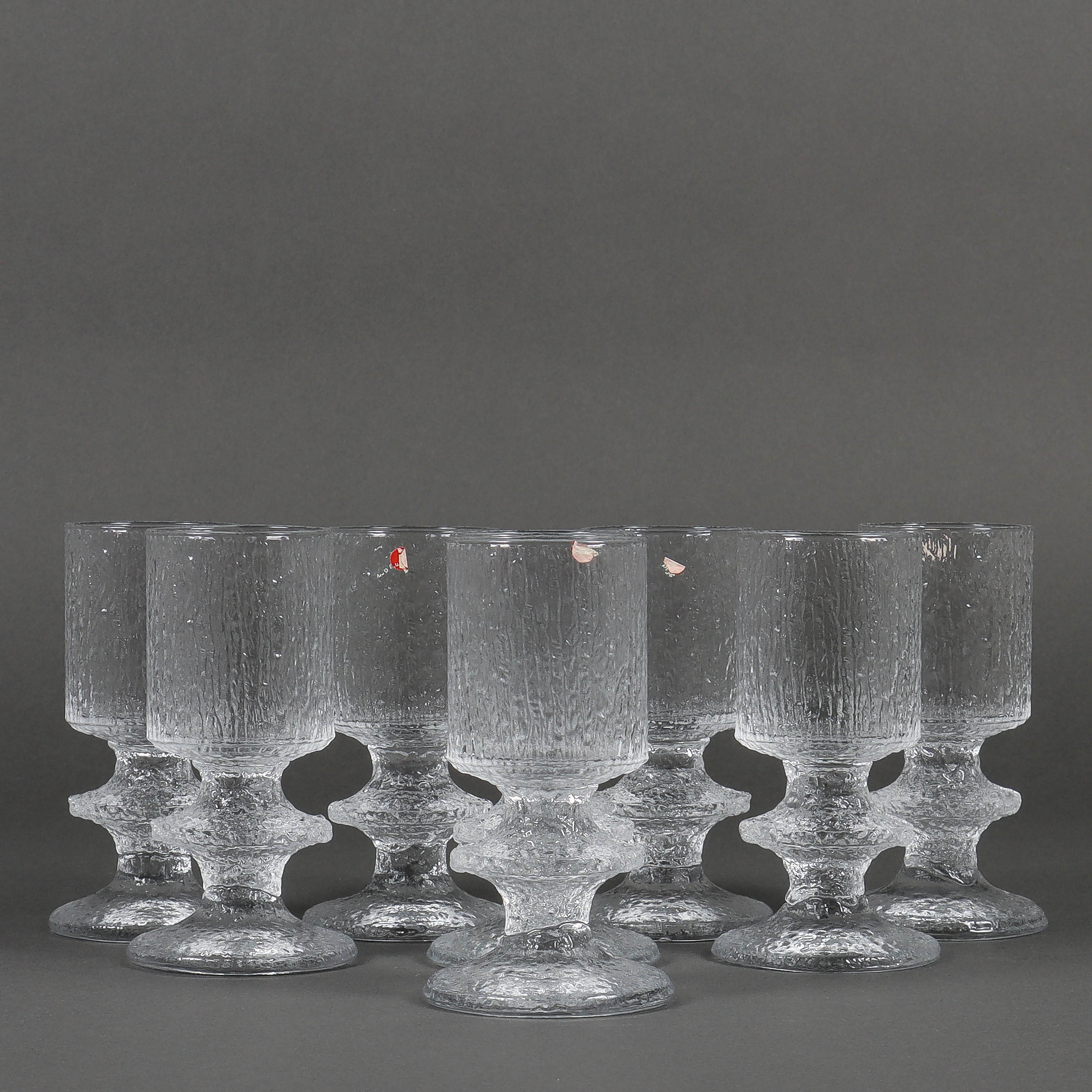 TIMO SARPANEVA. Glas, 8 stycken, Iittala Festivo / Senator.
