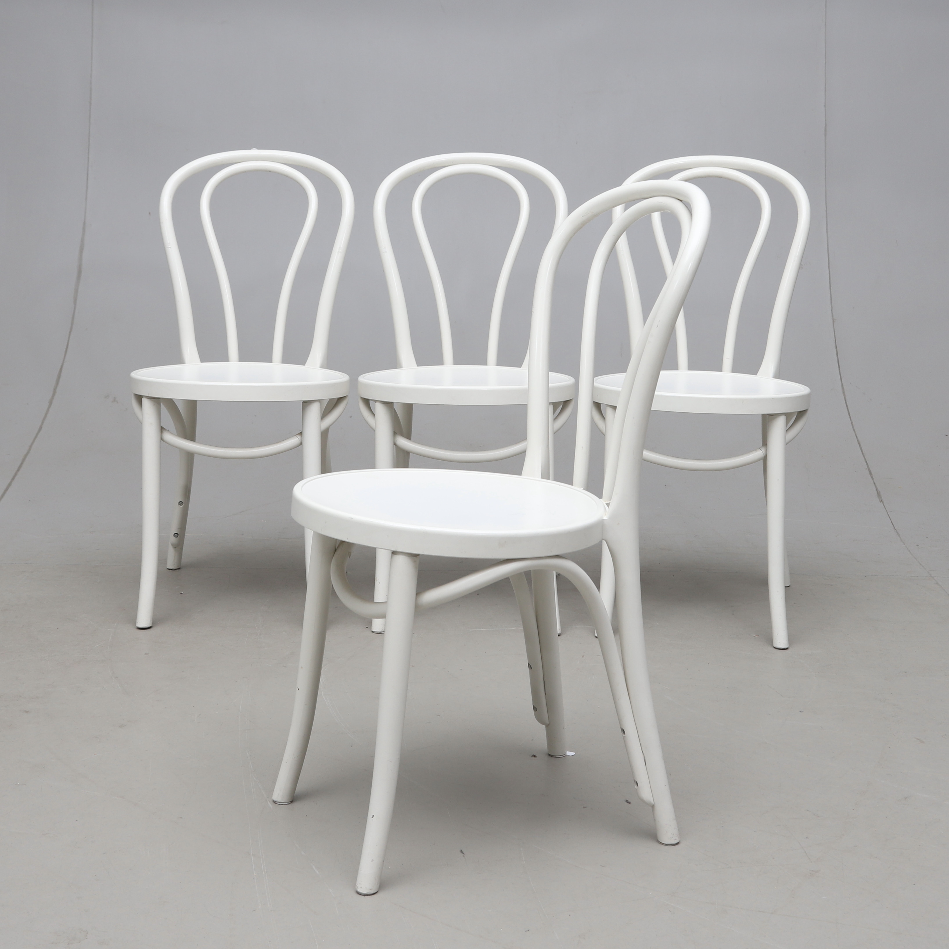 GILLIS LUNDGREN. Stolar, 4 st, "Öglan", Ikea, 19/2000-tal.