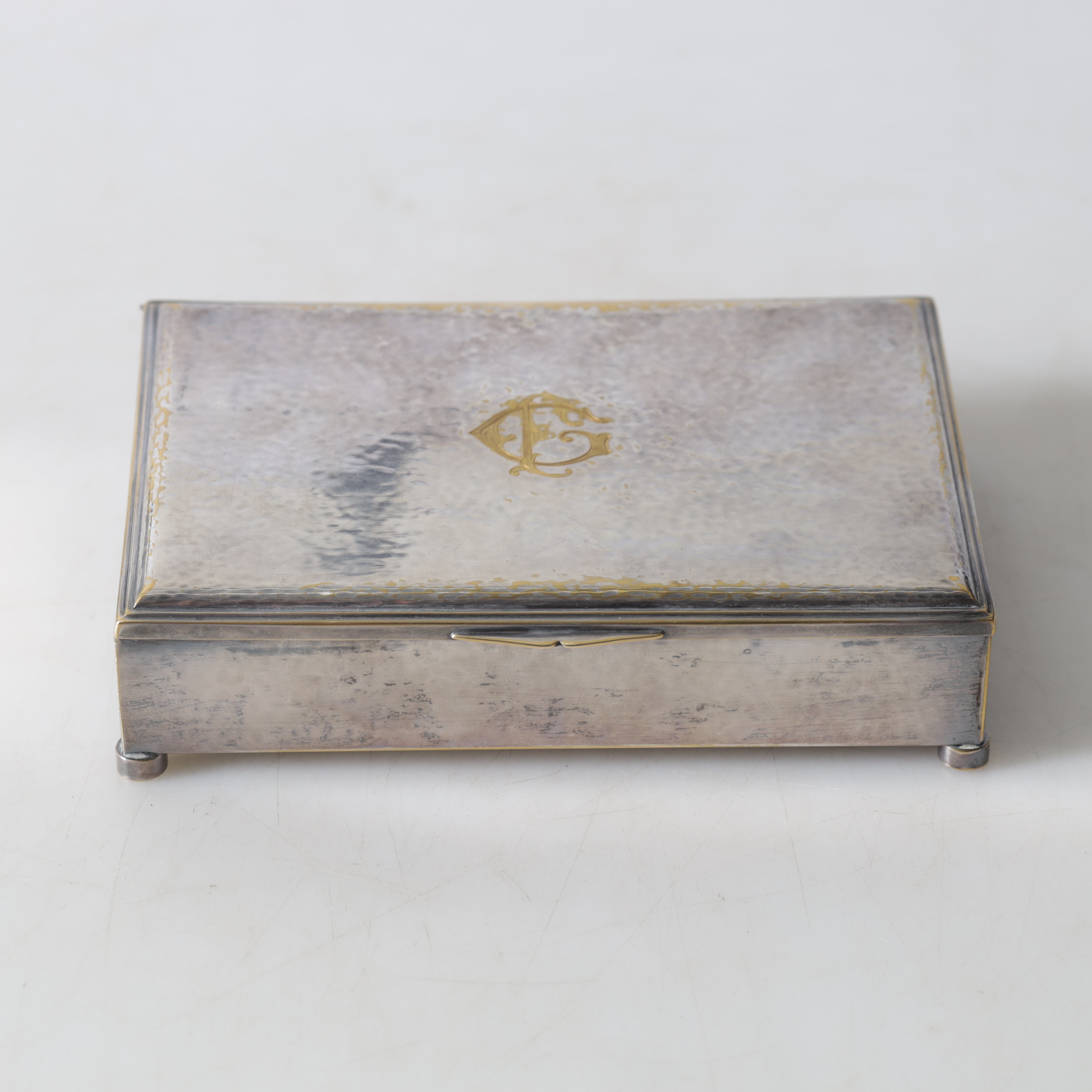 CIGARRSKRIN, nysilver, 1900-tal.