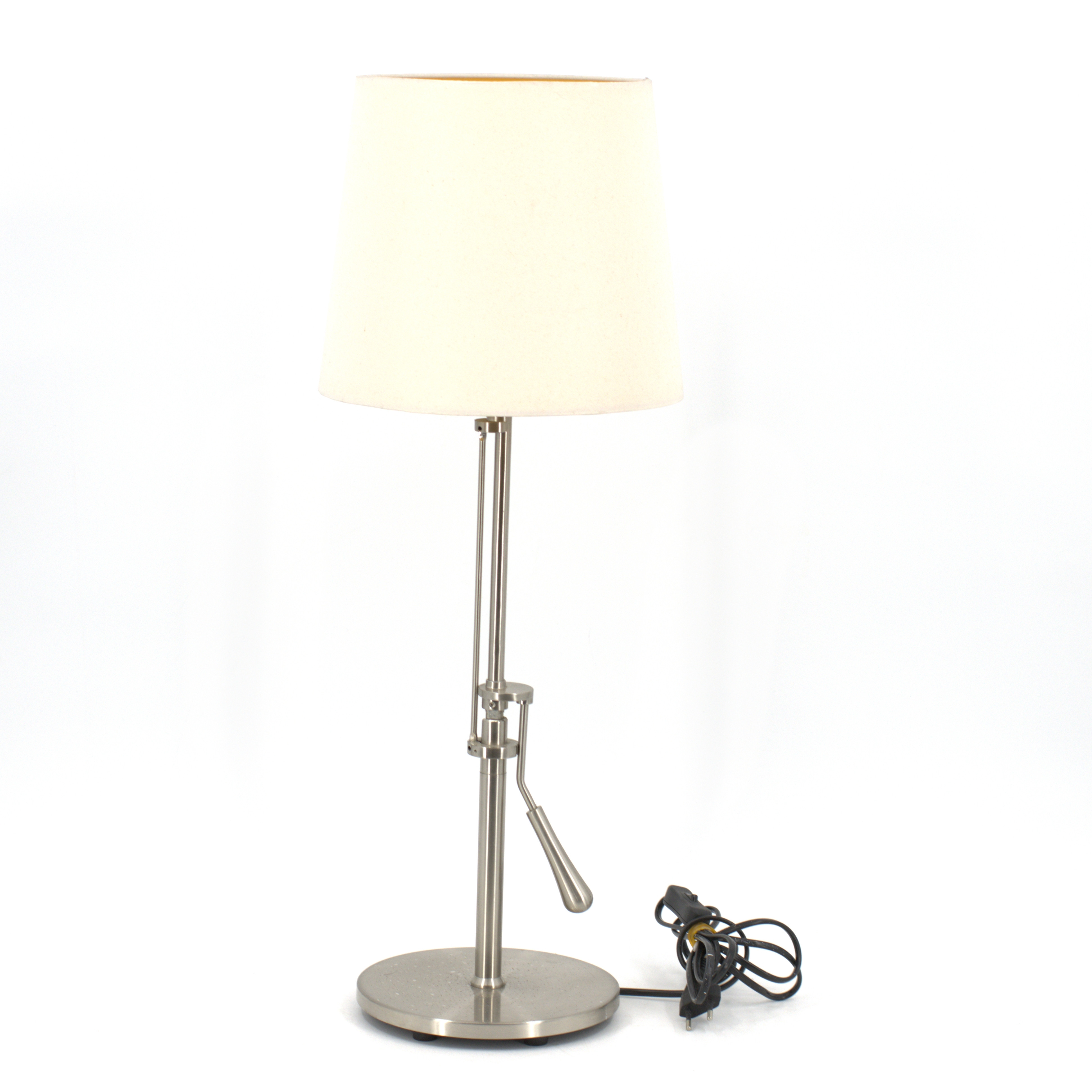 BORDSLAMPA, metall, tygskärm, Brilliant, nutida.