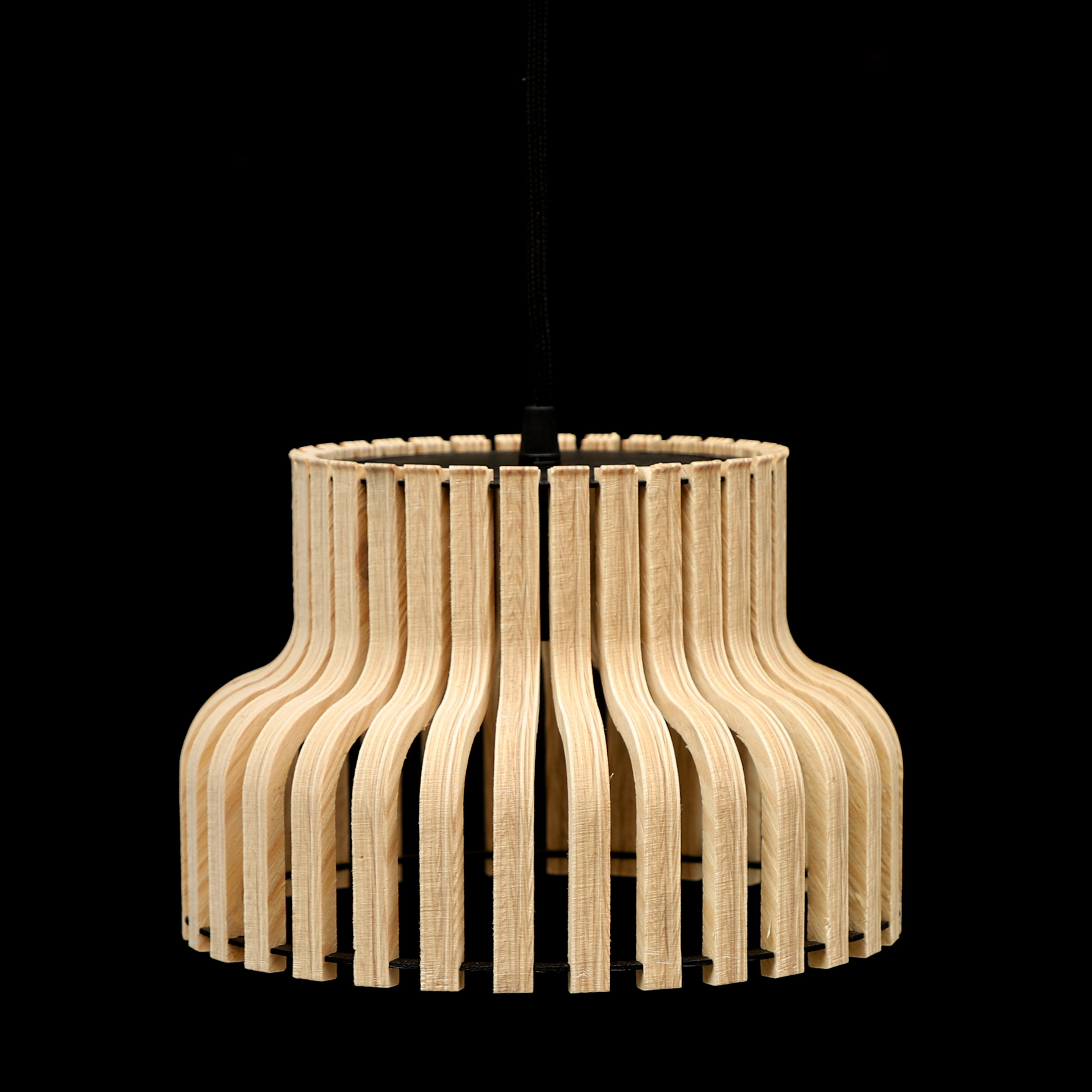 ANDERS PEHRSON. Taklampa, "Bumling", Limited Edition 2022, plywood och metall, Ateljé Lyktan, Åhus.